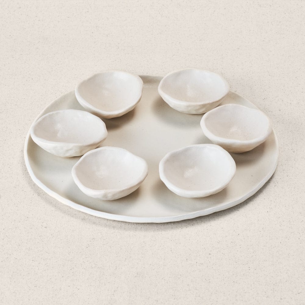 Sarah Sedar Plate - Blanc、mySite、topwebapps