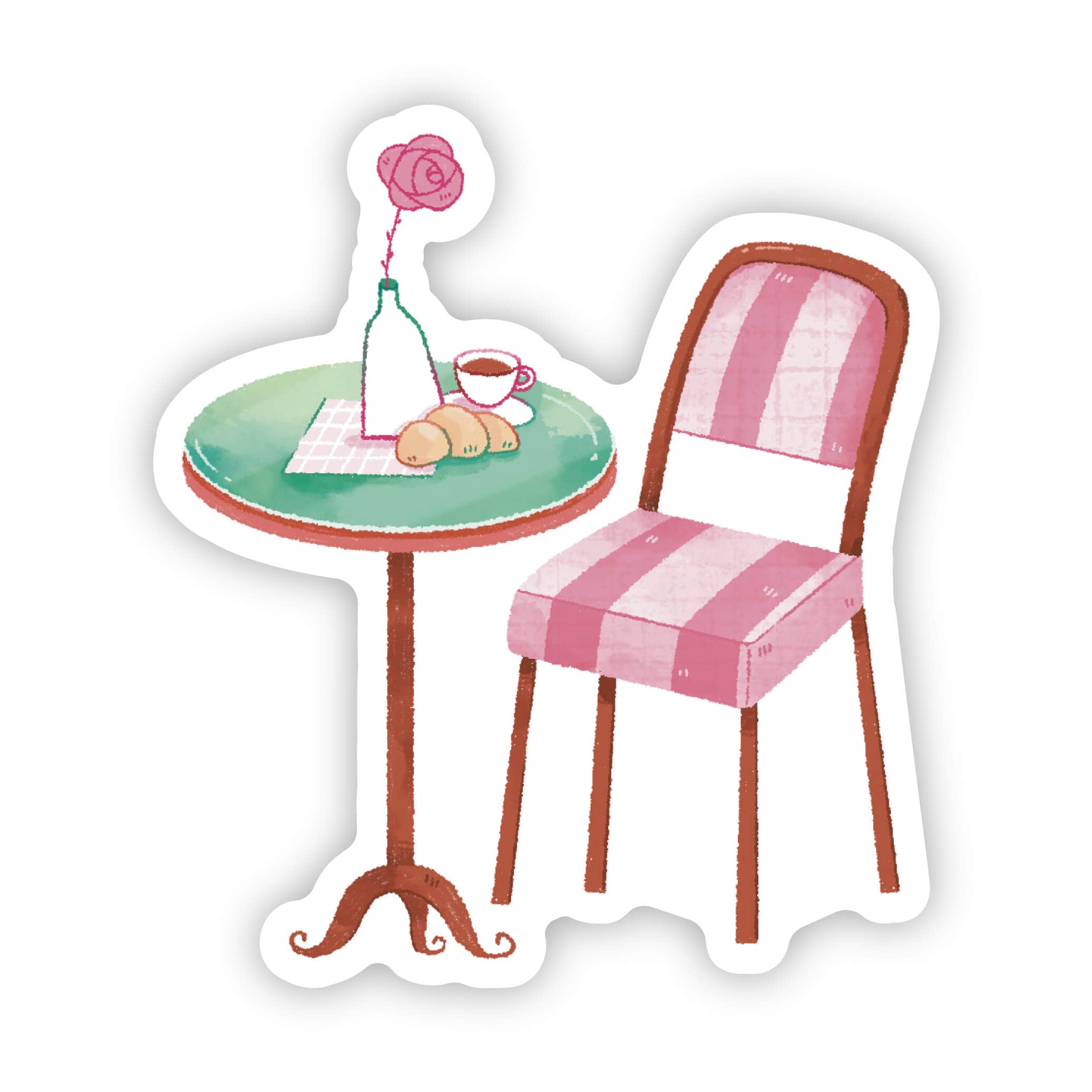  Paris Cafe Table Sticker、mySite、elrpsem3k