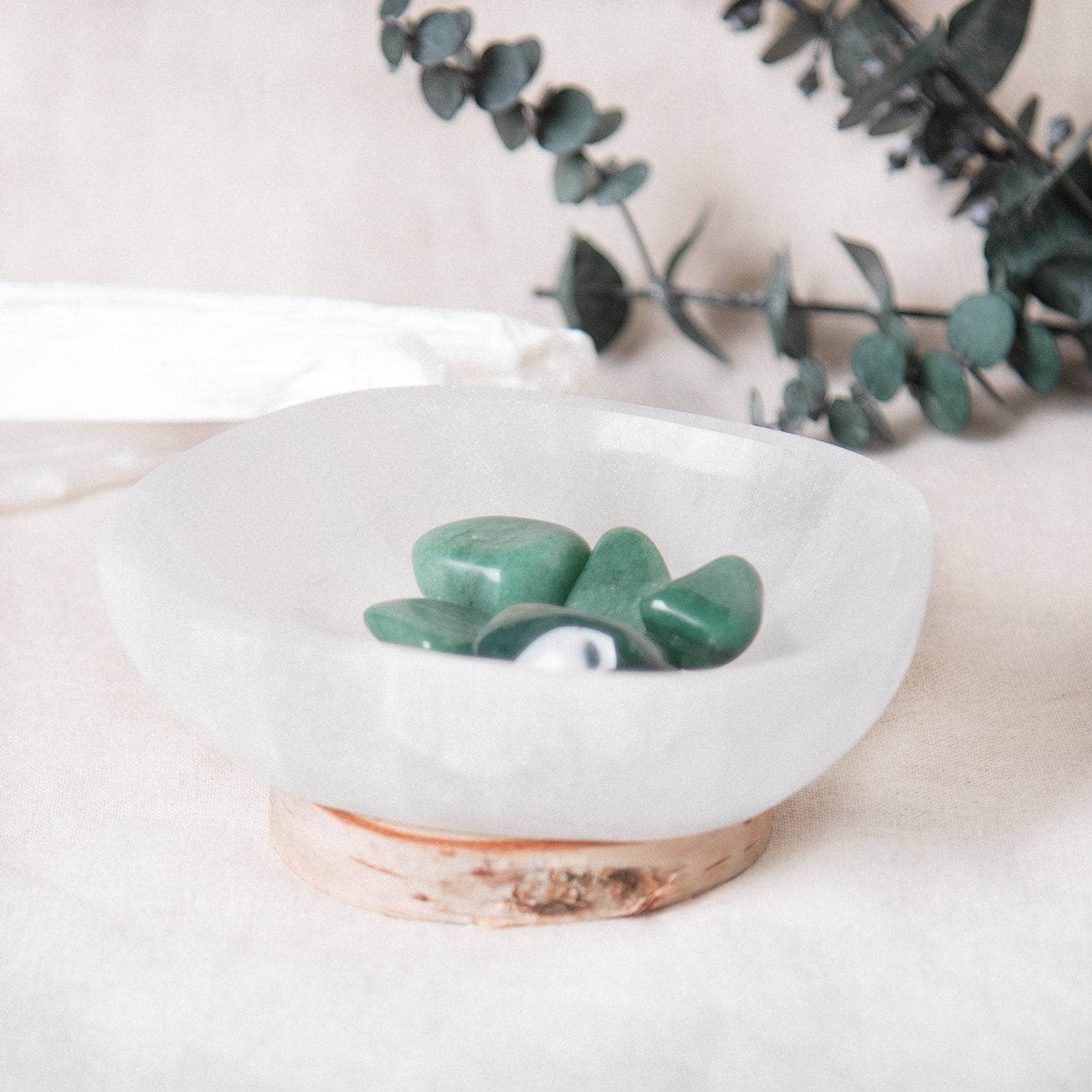 Selenite Crystal Recharging Bowl - Hand Carved、mySite、hinf8tx79