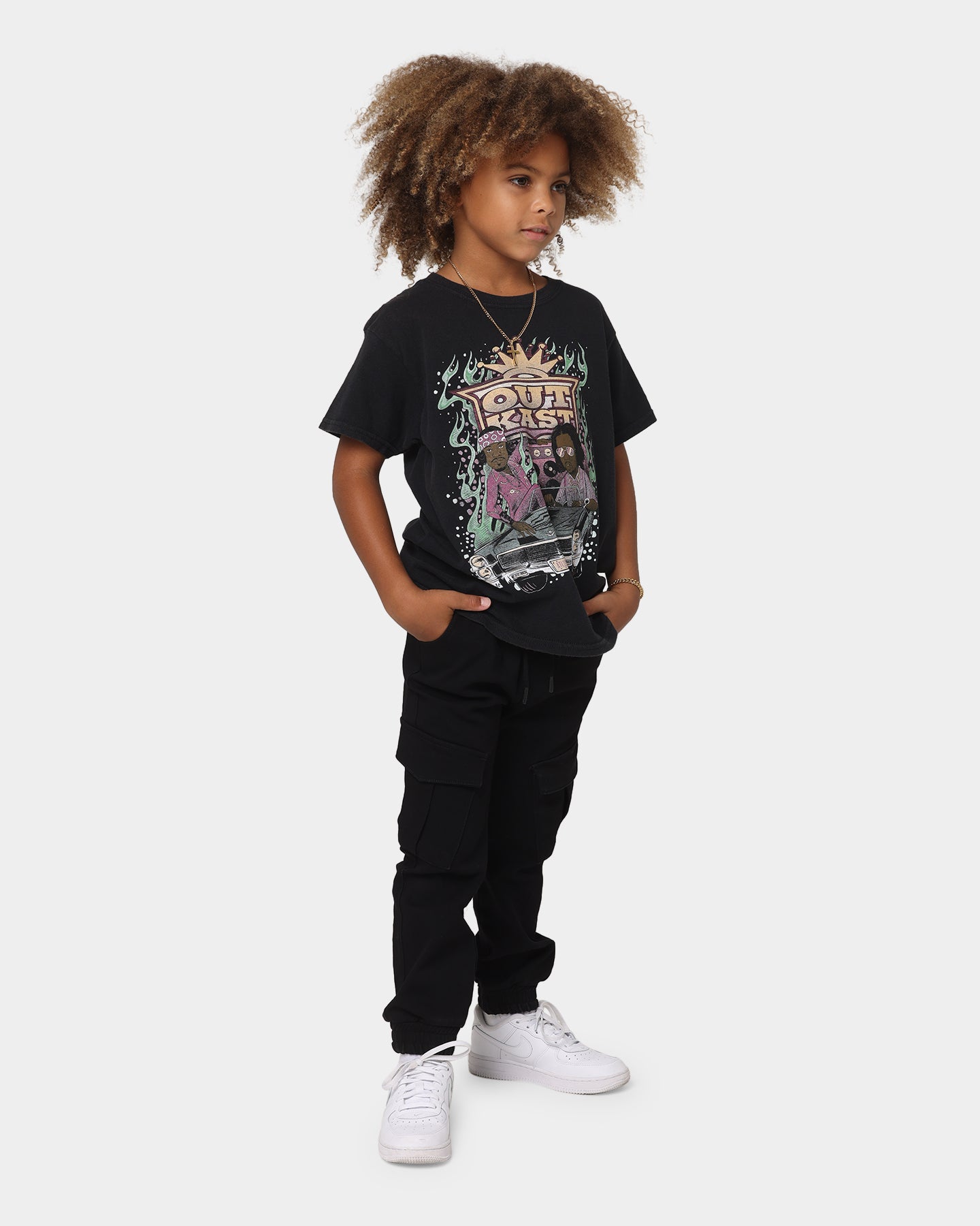 Outkast Outkast Cartoon T-Shirt Black、mySite、zt4zffjzw