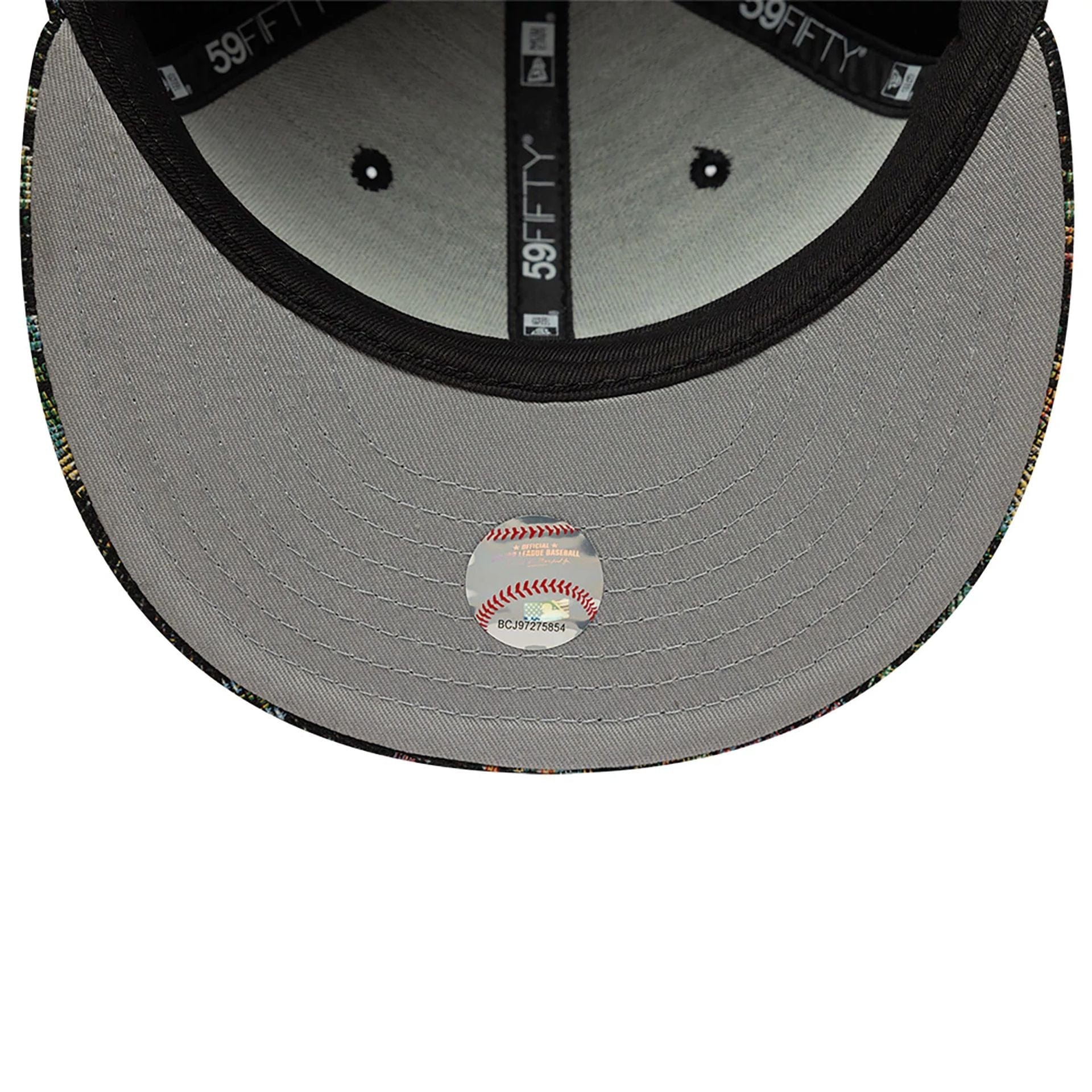 Chicago White Sox Jacquard Patterns All Over Print Black 59FIFTY Fitted Cap、mySite、vikingsvslions