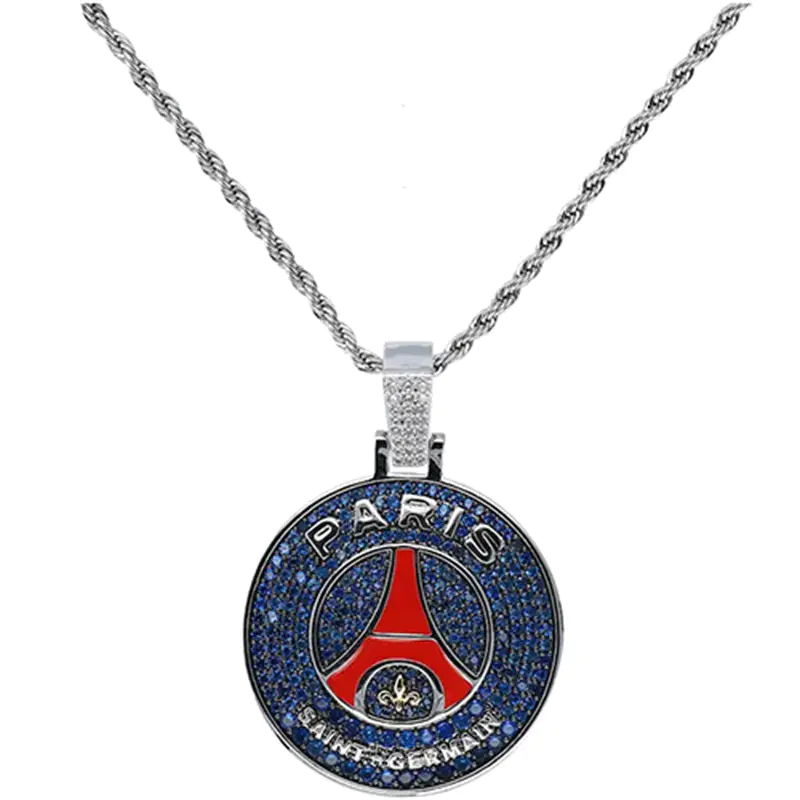 Paris Saint-Germain Logo Pendant Necklace