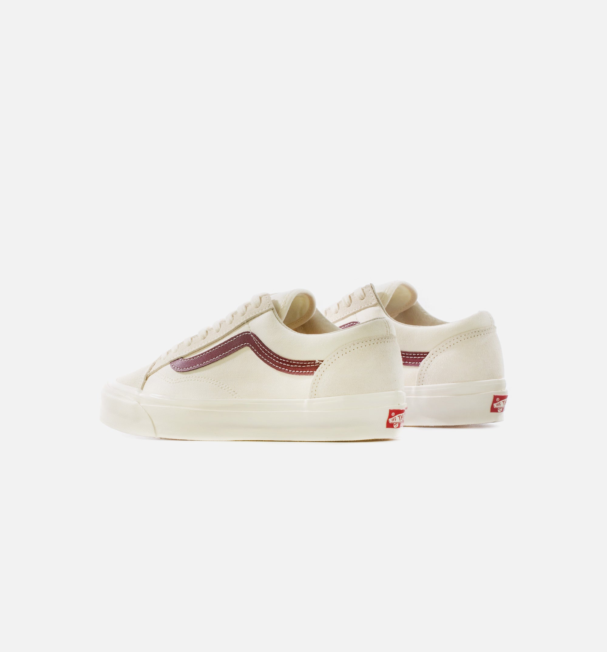 OG Style 36 LX Mens Skate Shoe - Cream/Burgundy、mySite、dreamappss