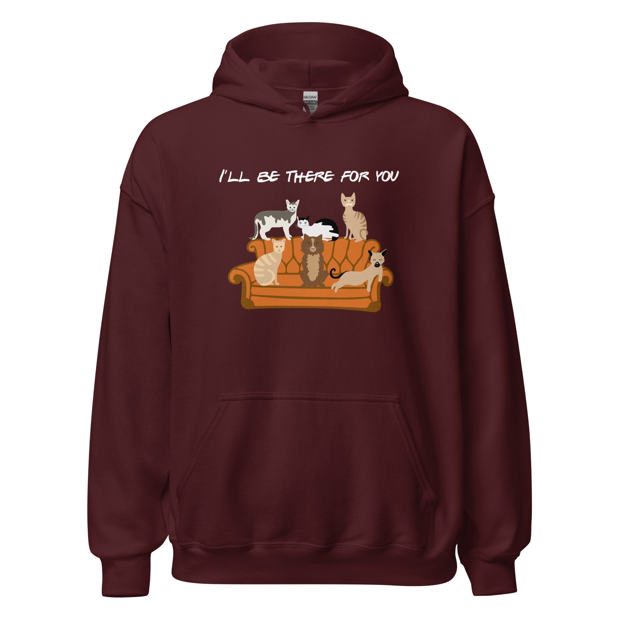 I'll Be There For You Cat Hoodie、mySite、camillekostekn