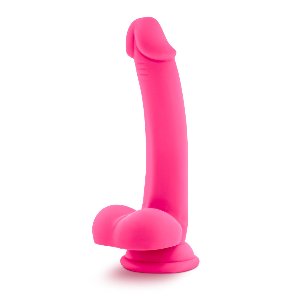 Ruse By Blush® | D Thang Realistic G-Spot Hot Pink 7.75-Inch Long Dildo With Balls & Suction Cup Base、mySite、bottomscart