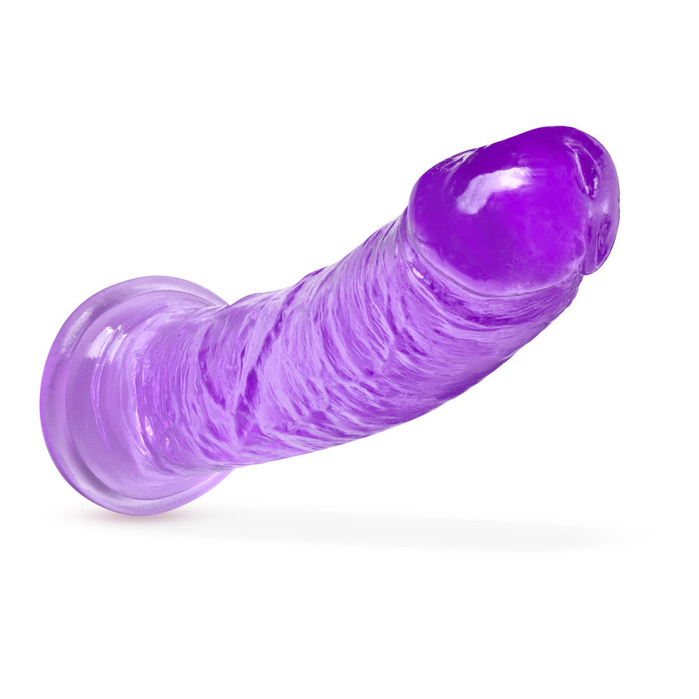 B Yours Plus By Blush® | Roar N’ Ride Realistic Purple 8-Inch Long Dildo With Suction Cup Base、mySite、bottomscart