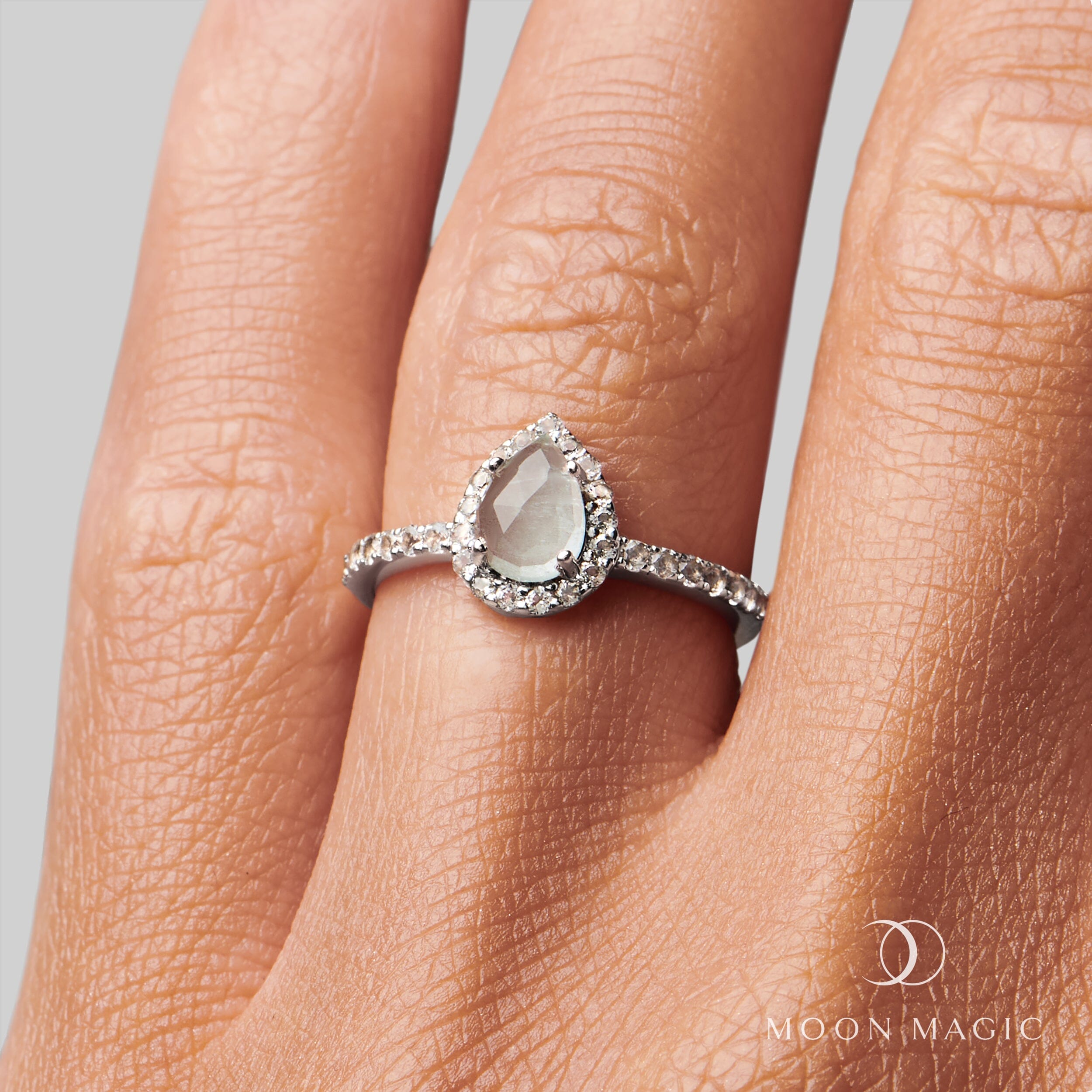 Aquamarine Lab Diamond Ring - Tear of Joy、mySite、hinf8tx79