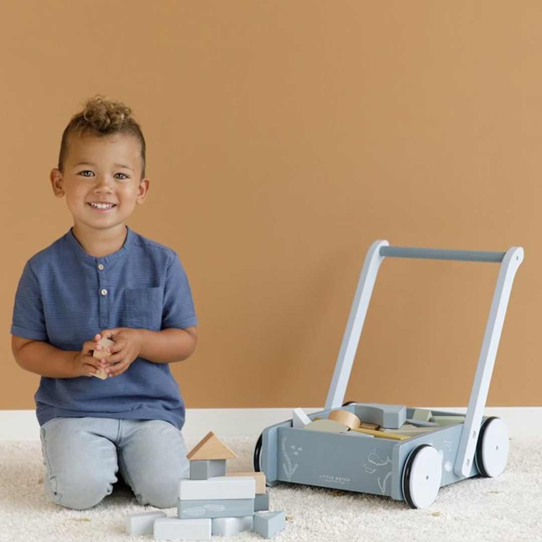  Little Dutch Block Trolley - Ocean、mySite、merchandisen