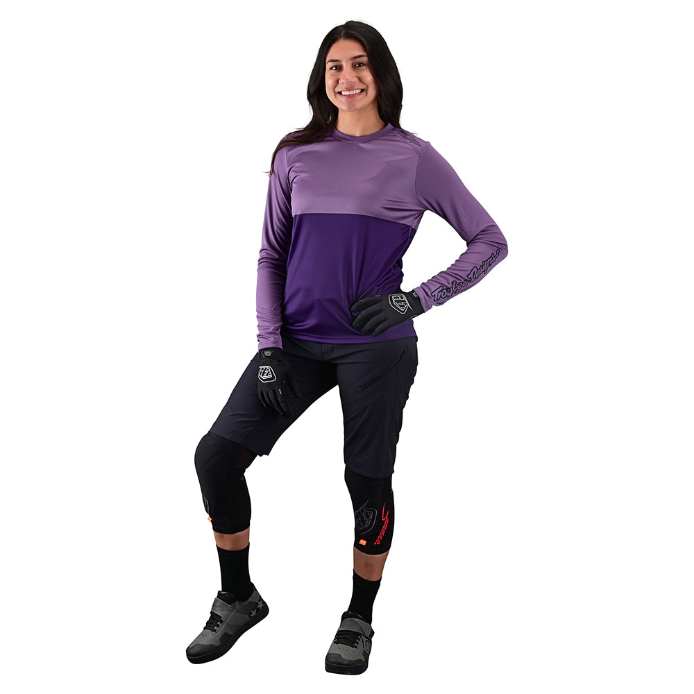 Womens Lilium LS Jersey Block Orchid / Purple、mySite、dreamappss