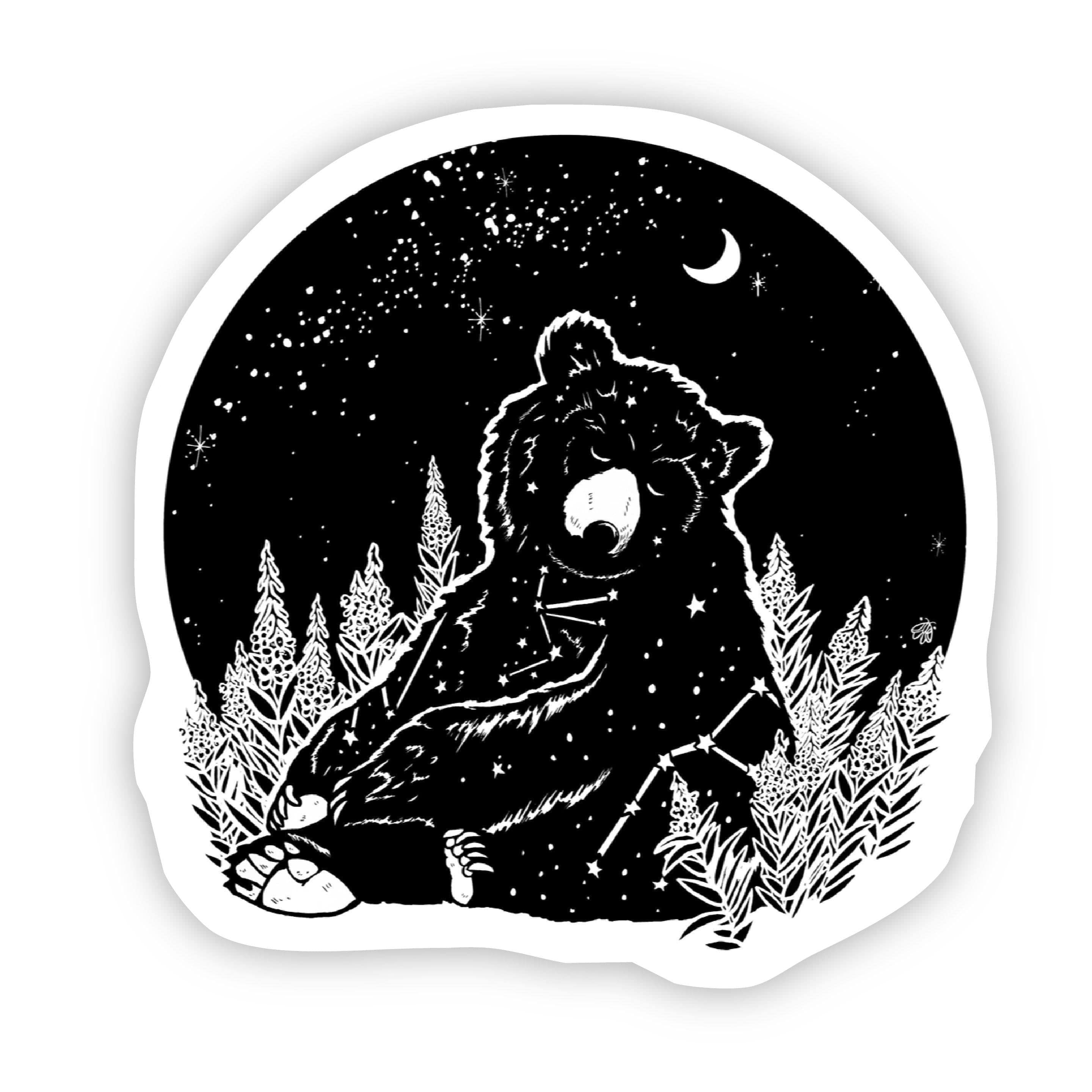  Bear Night Sticker、mySite、elrpsem3k