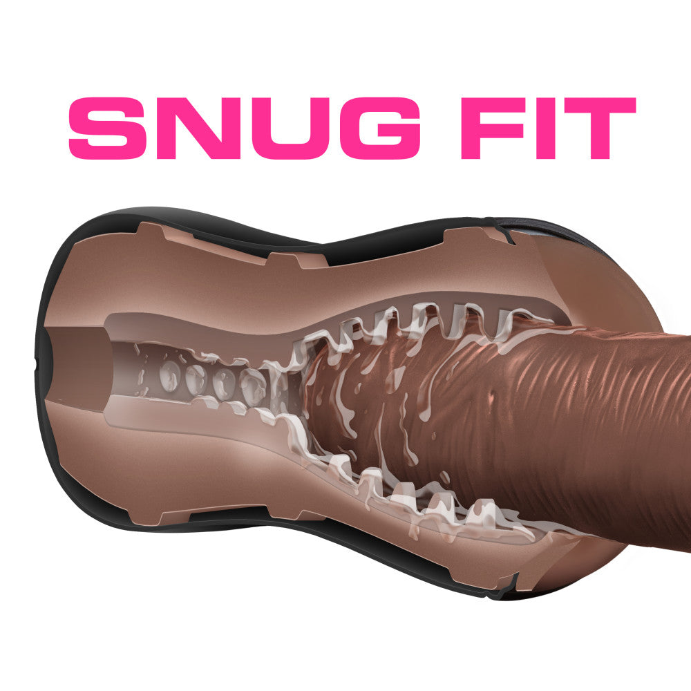 Coverboy™ By Blush® | The DJ Self Lubricating Realistic Brown Butt Stroker、mySite、bottomscart