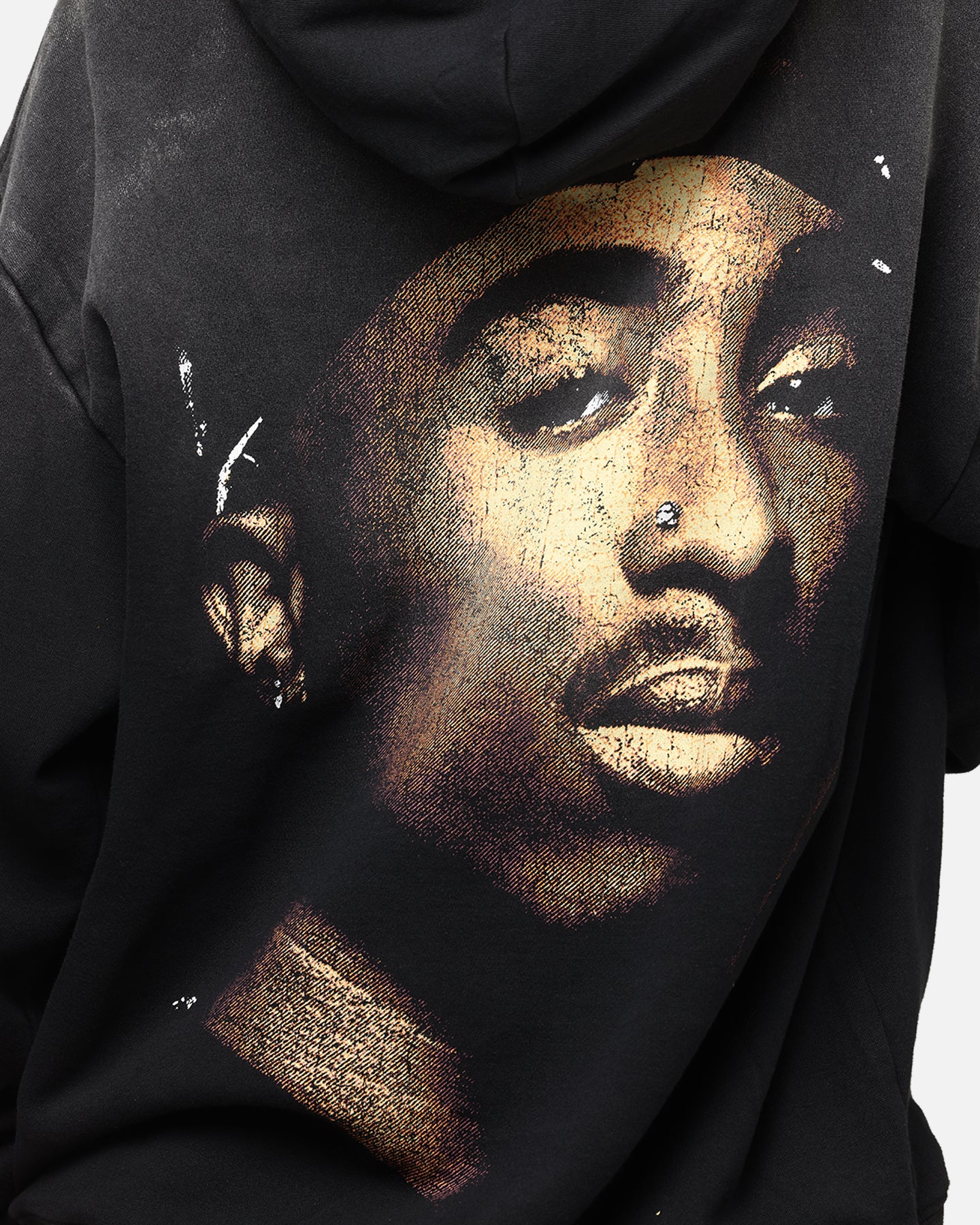 Tupac Super Fade Hoodie Washed Black、mySite、zt4zffjzw