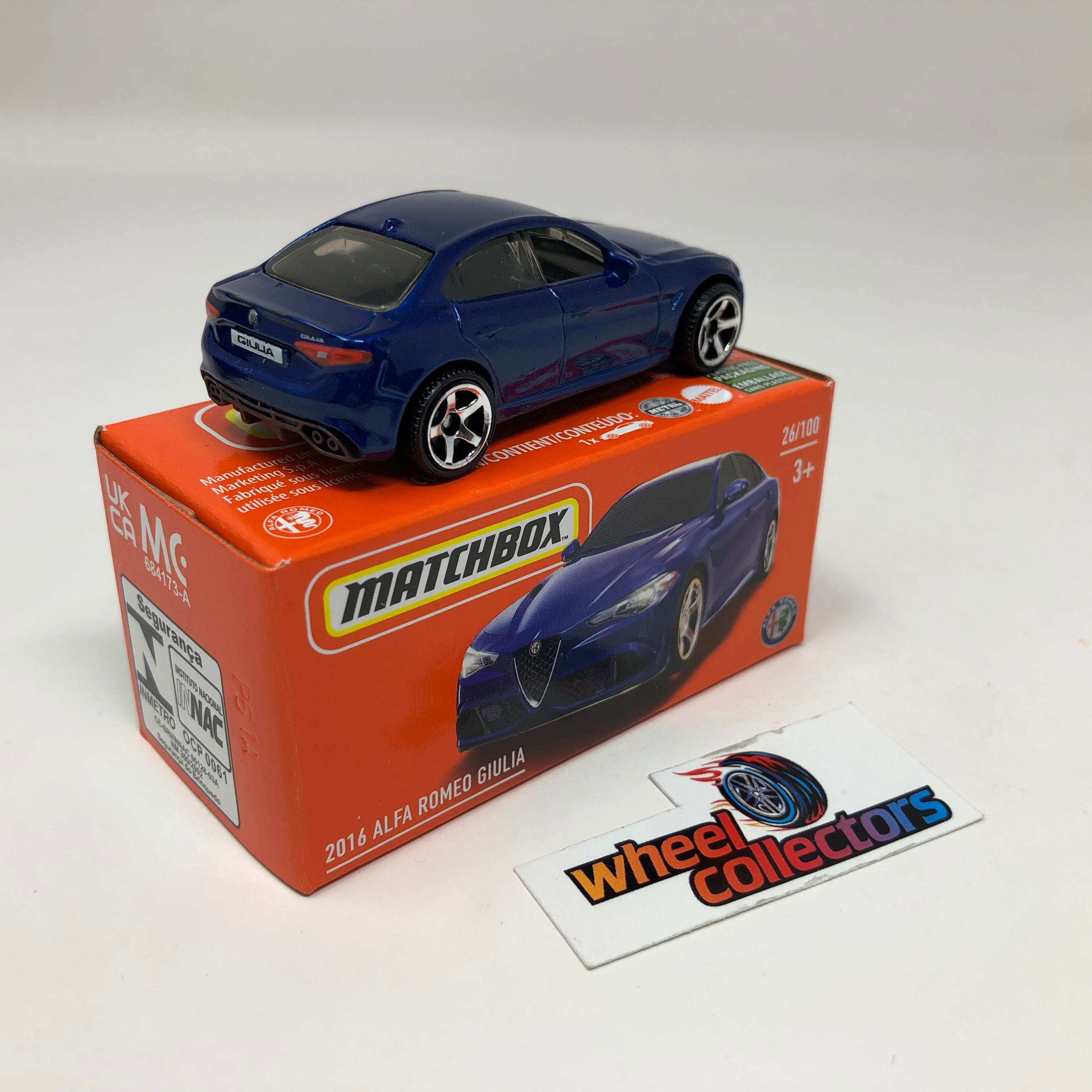 2016 Alfa Romeo Giulia * POWER GRABS 2022 Matchbox Case B Release、mySite、hgirdovlk