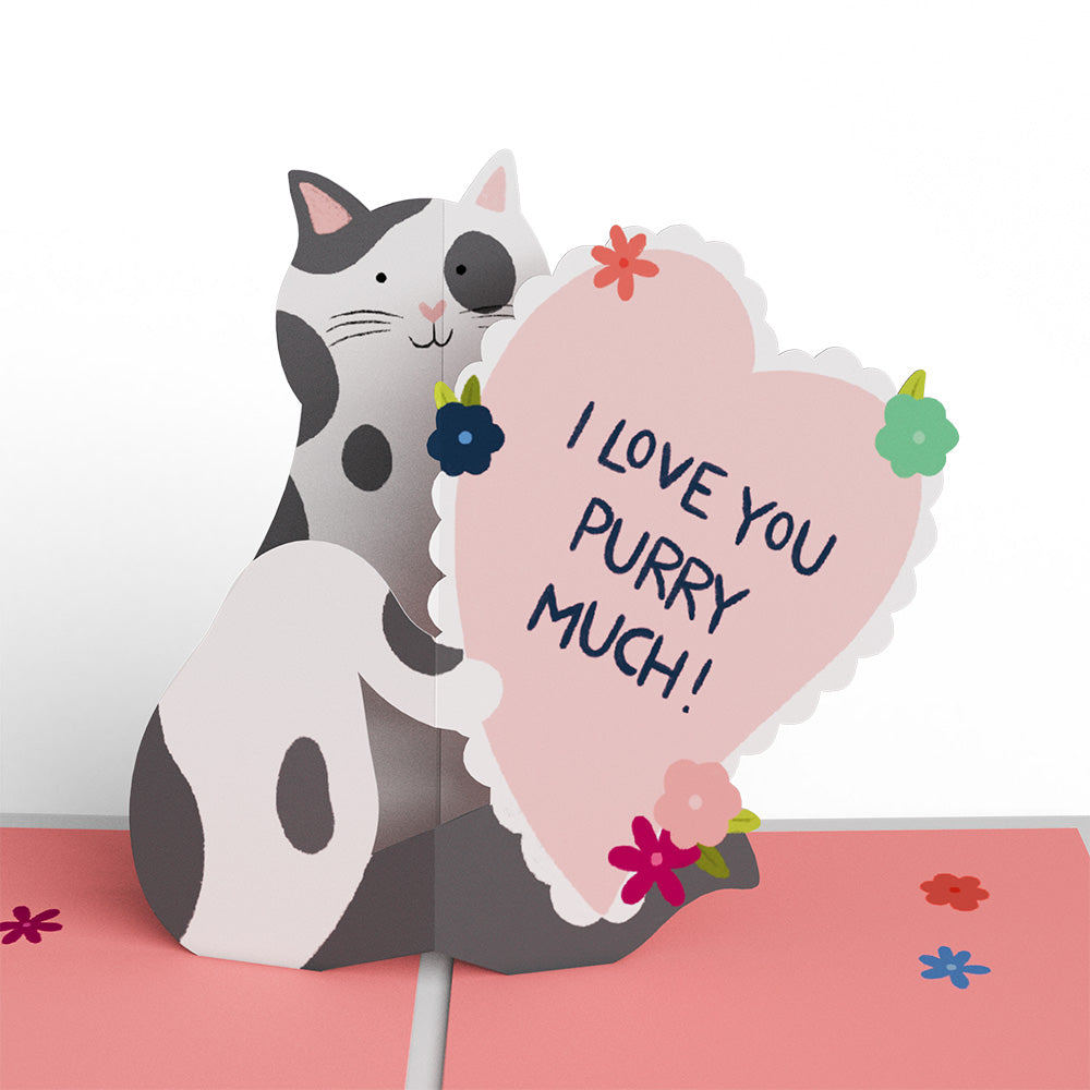 Happy Meowentine’s Day Cat 4-in-1 Nesting Card、mySite、solidvoid