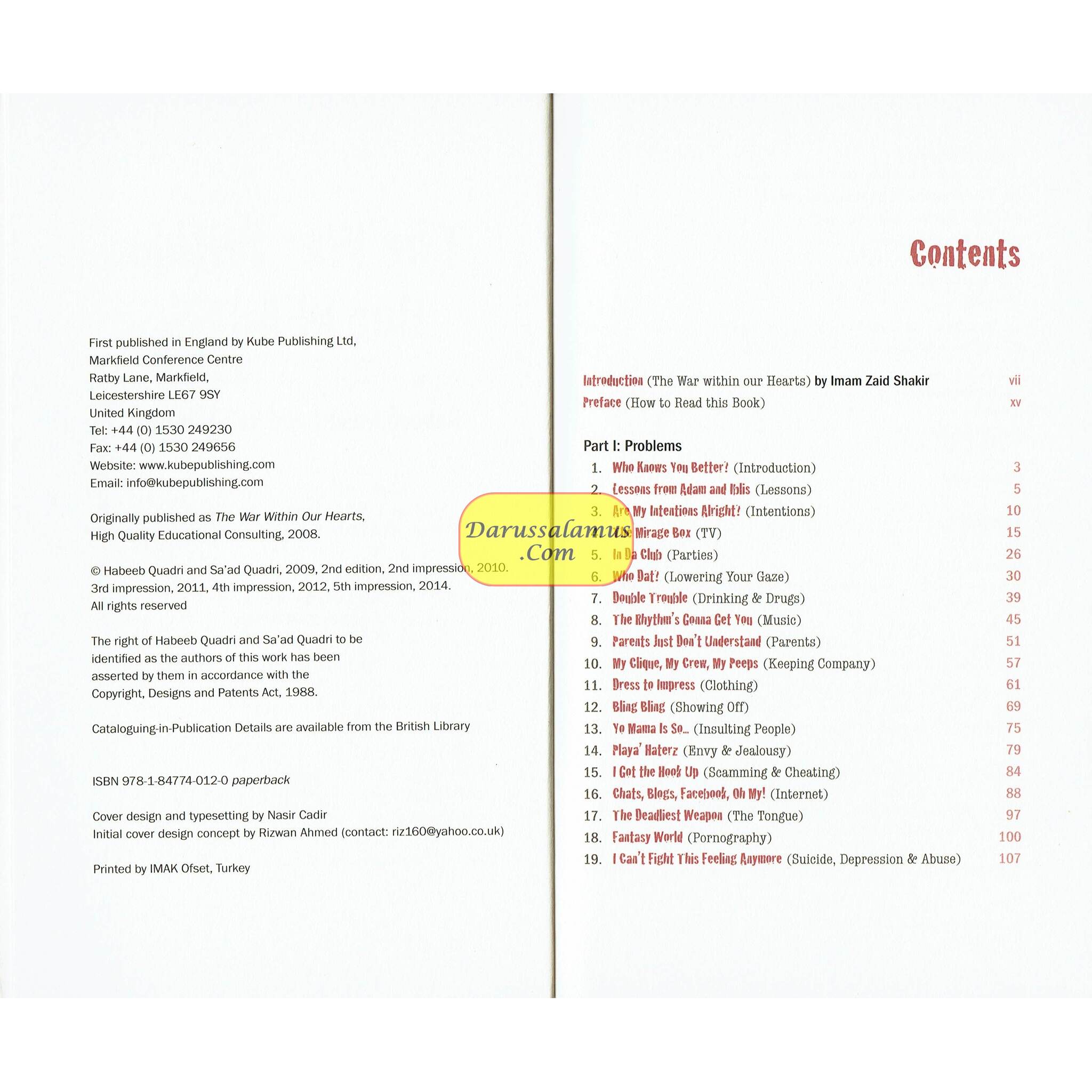 The War Within Our Hearts By Imam Zaid Shakir、mySite、topwebapps