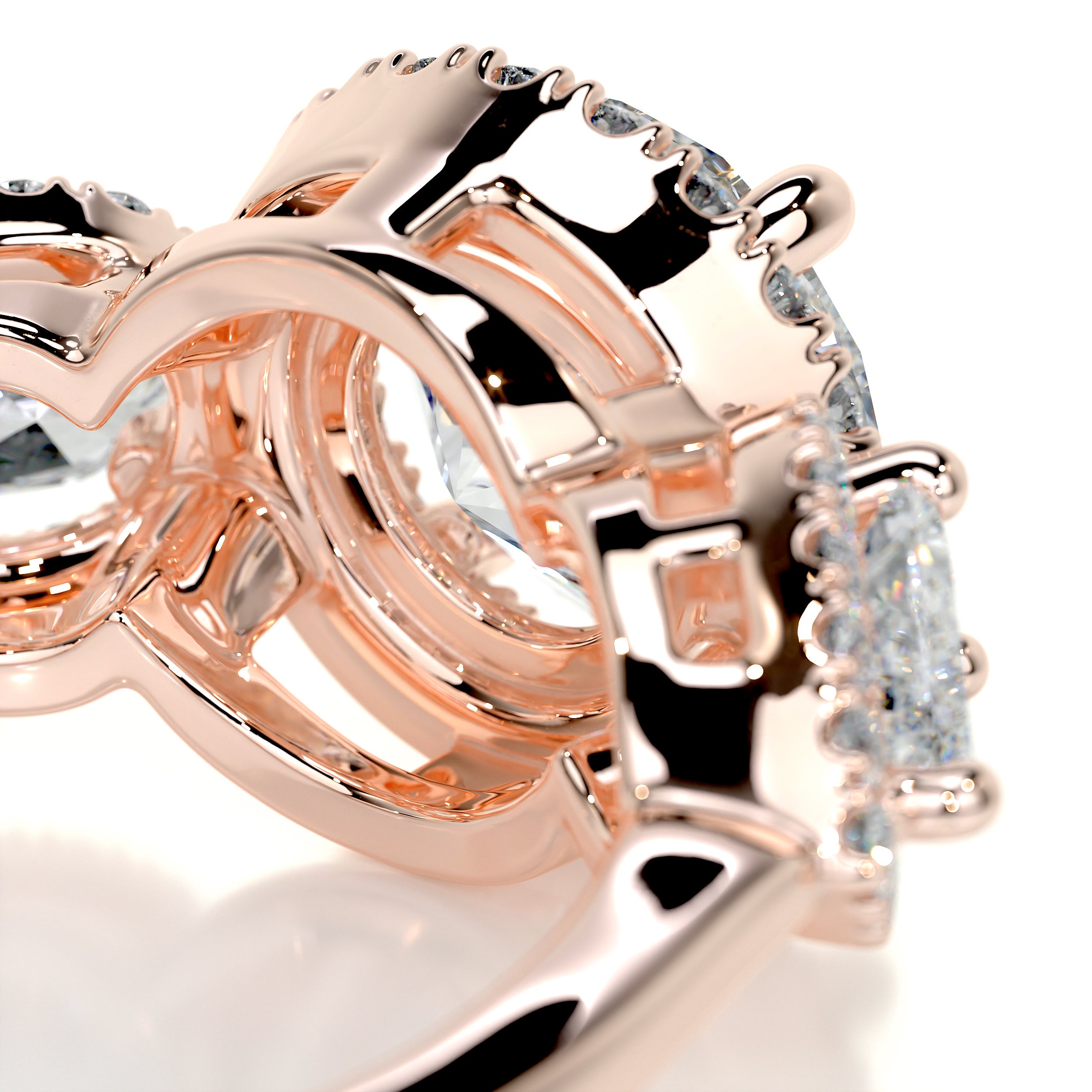 Glory Diamond Engagement Ring -14K Rose Gold、mySite、hinf8tx79