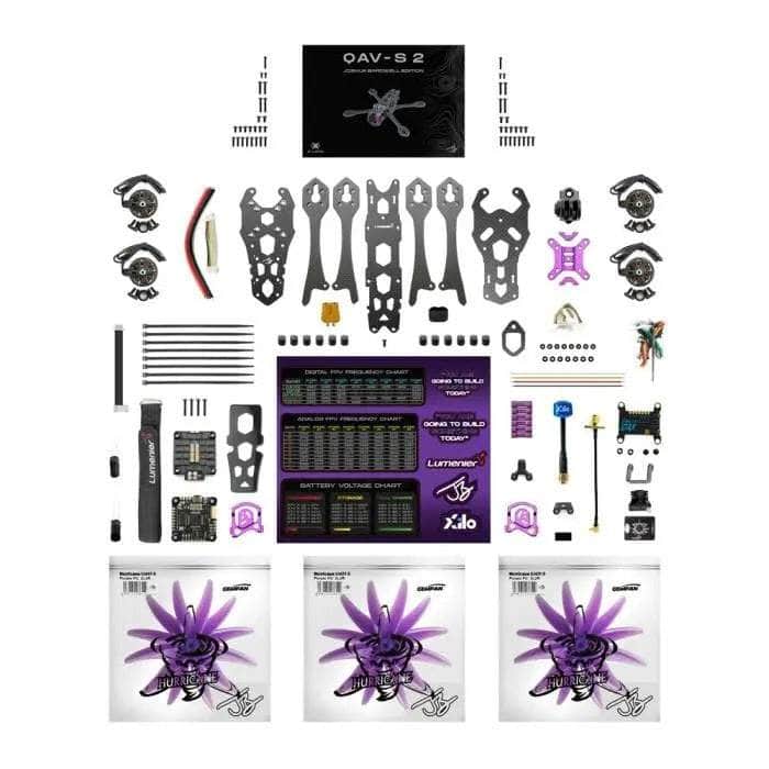  Beginner DIY FPV BNF Drone Kit - QAV-S 2 Joshua Bardwell SE 5” - Analog、mySite、merchandisen