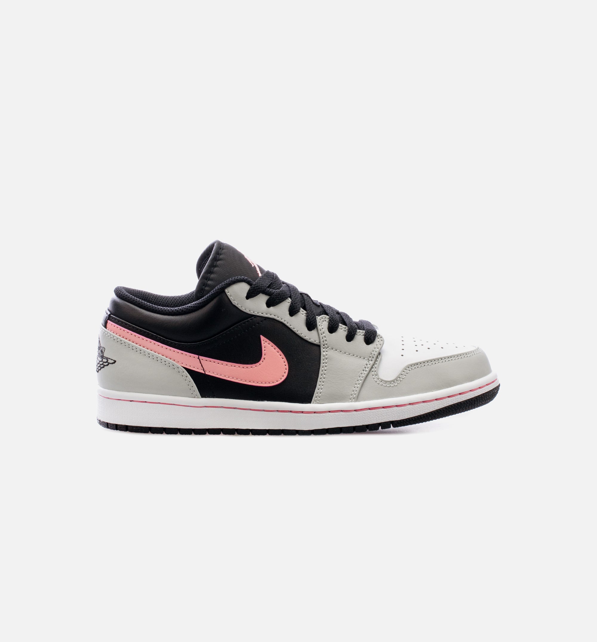 Air Jordan 1 Low Grey Fog Bleached Coral Mens Lifestyle Shoe - Black/Grey/Pink、mySite、dreamappss