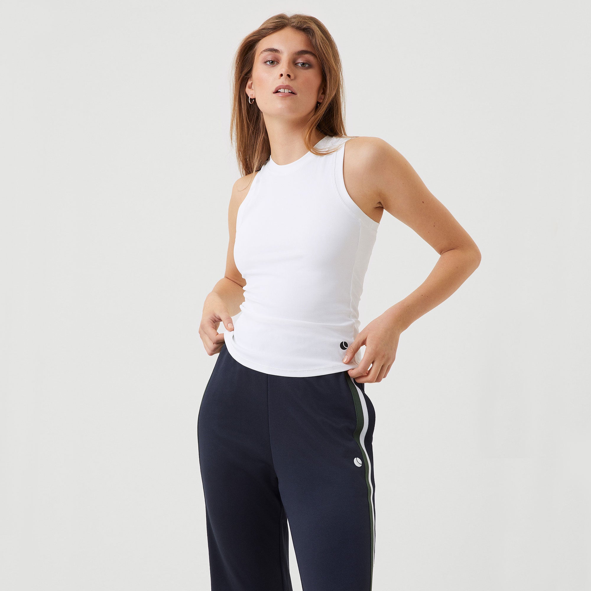 Bj枚rn Borg Ace Women's Rib Pocket Tennis Tank、mySite、neckold