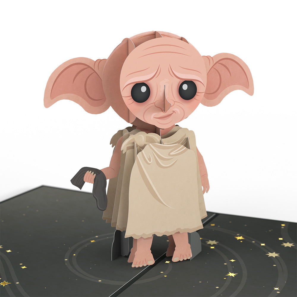 Harry Potter™ Dobby™ Birthday Pop-Up Card & Flower Buds Bouquet Bundle、mySite、solidvoid