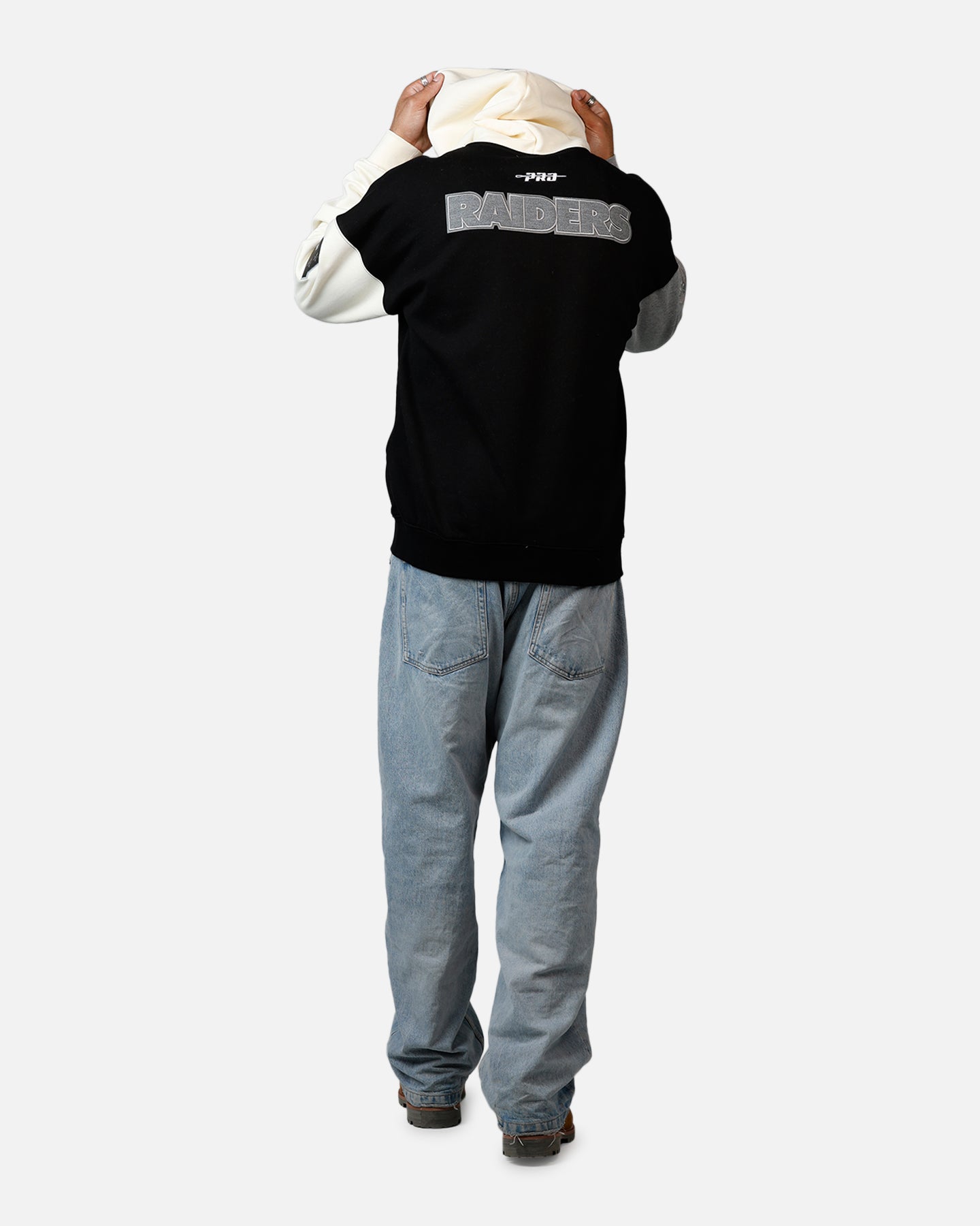 Pro Standard Las Vegas Raiders Reverse French Terry Hoodie Black/Grey、mySite、zt4zffjzw