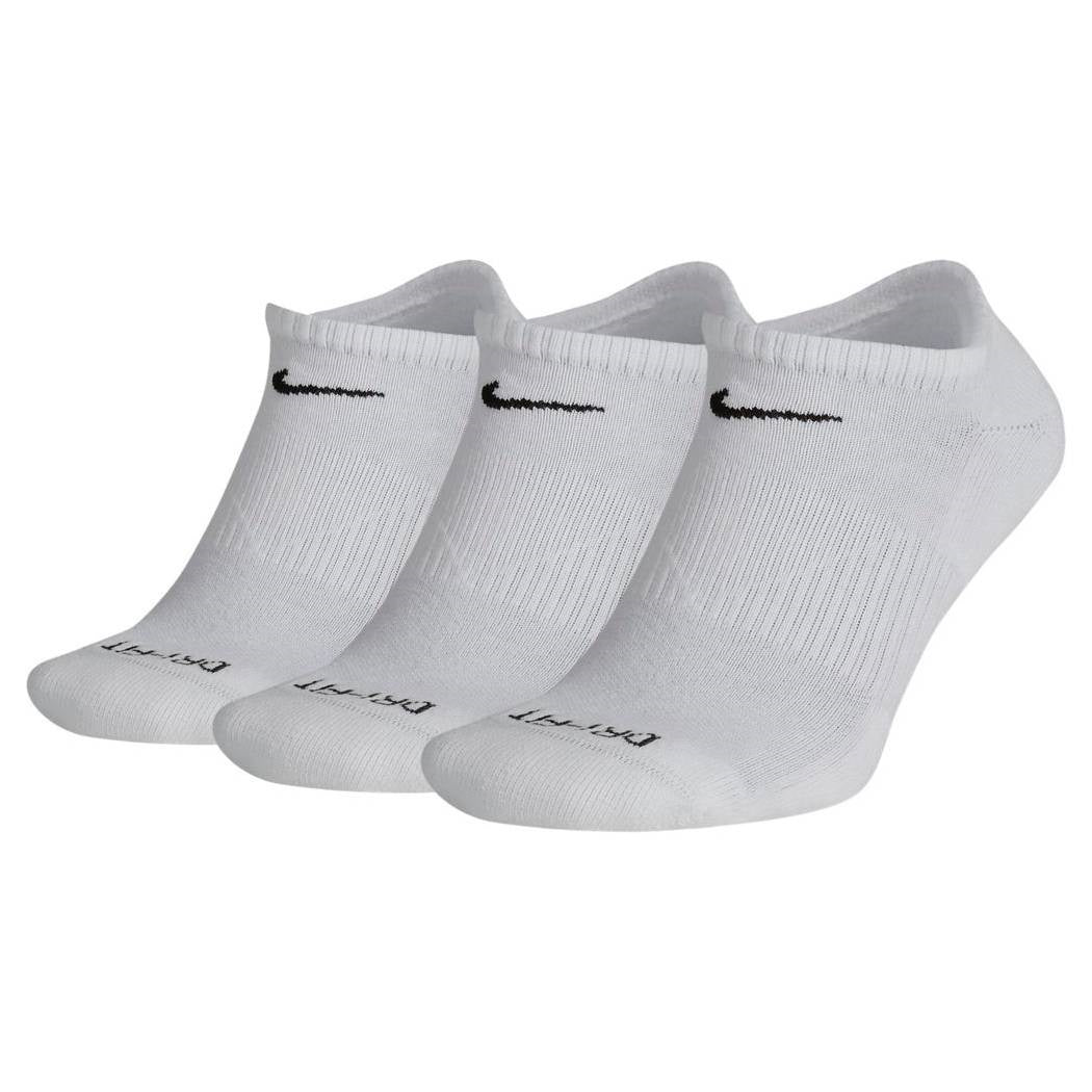 Nike Everyday Plus Cushioned Low-Cut Socks 3 Pack (White)