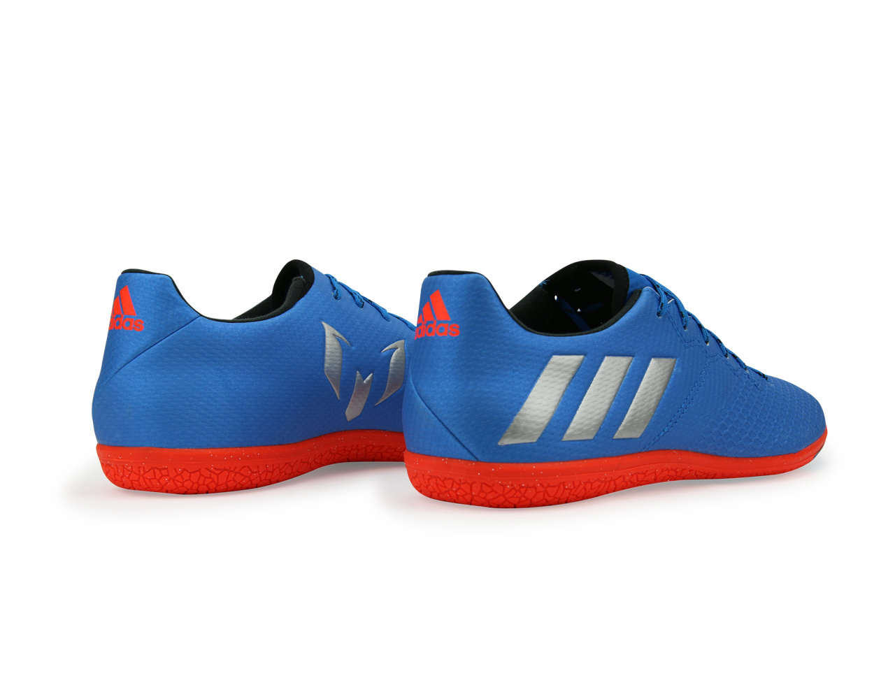 adidas Men's Messi 16.3 Indoor Soccer Shoes Sho Blue/Metalic Silver、mySite、noshort