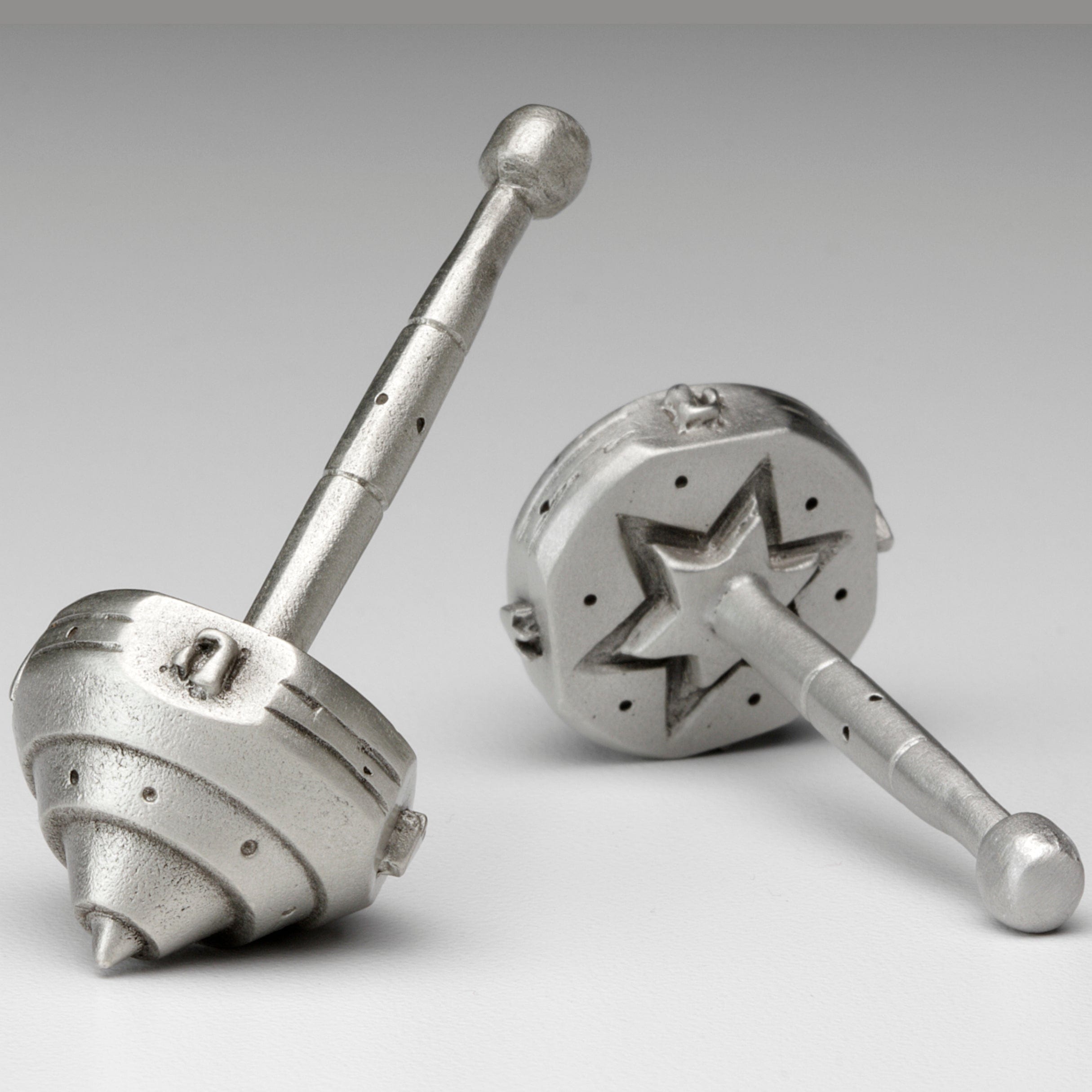 Contemporary Pewter Dreidel by Emily Rosenfeld、mySite、topwebapps