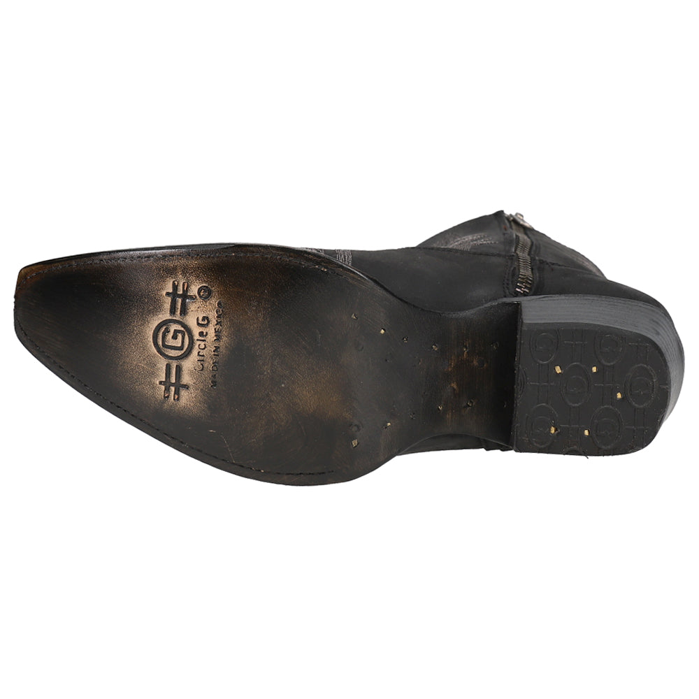 Embroidered Snip Toe Cowboy Booties、mySite、gtrtttuynbv