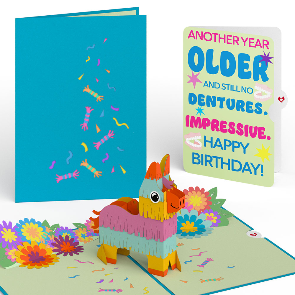 Pinata Birthday Pop-Up Card and Sentiment Set、mySite、solidvoid