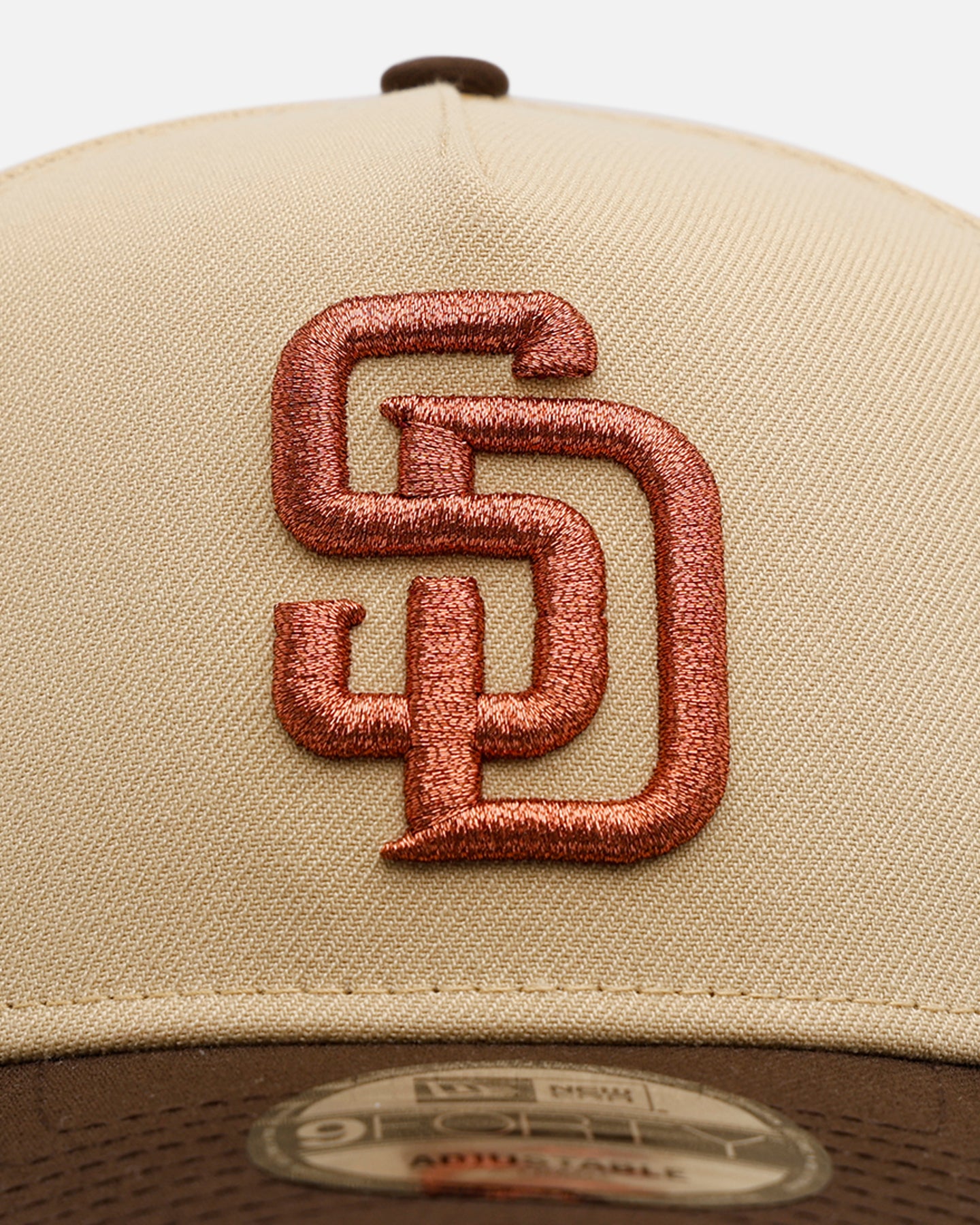 New Era San Diego Padres 'Vintage' 9FORTY A-Frame Snapback Vegas Gold、mySite、zt4zffjzw