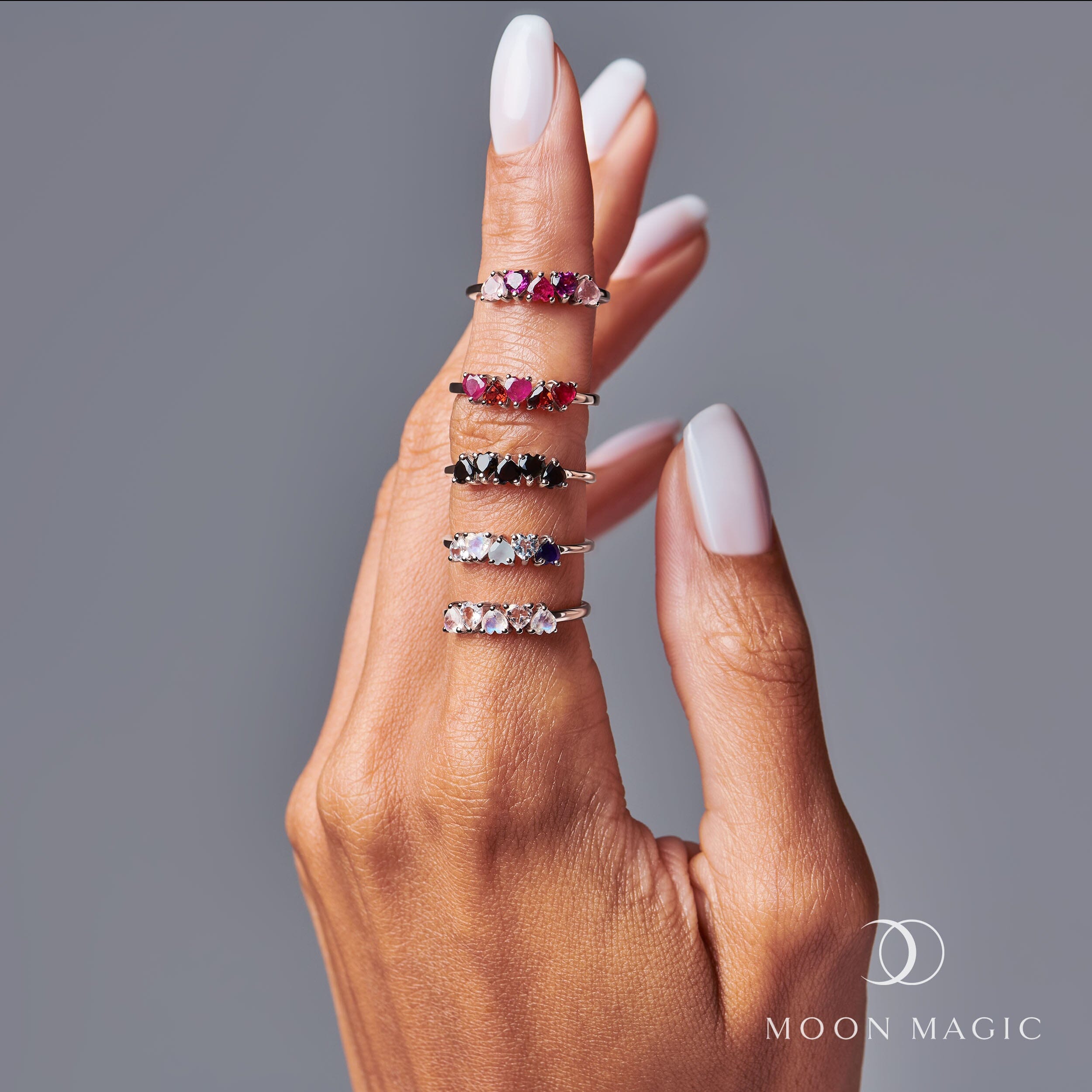 Blue Gradient Multigem Ring - Crush On You、mySite、hinf8tx79