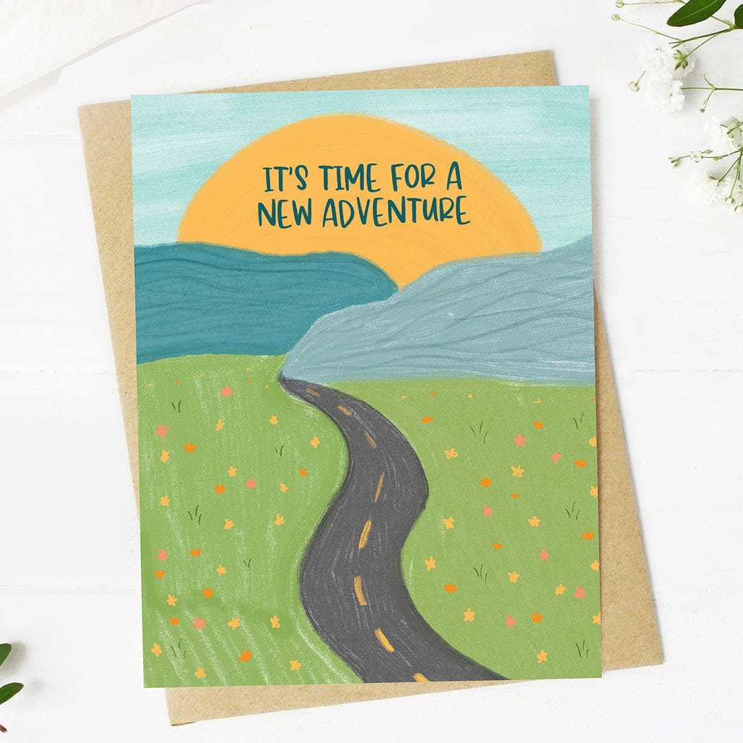  It's time for a new adventure Graduation Greeting Card、mySite、ghnorth