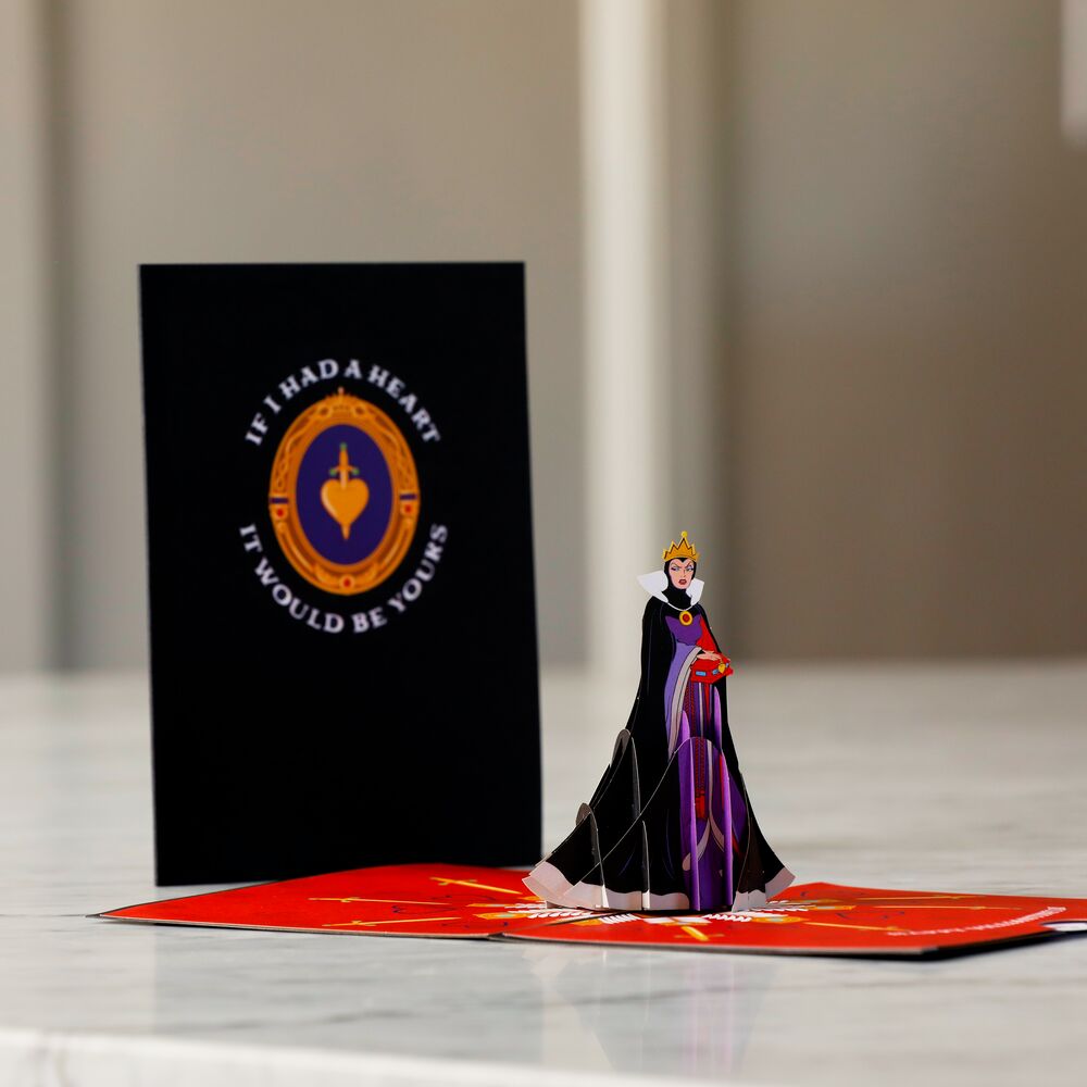 Disney Villains Evil Queen Villaintine Pop-Up Card、mySite、solidvoid