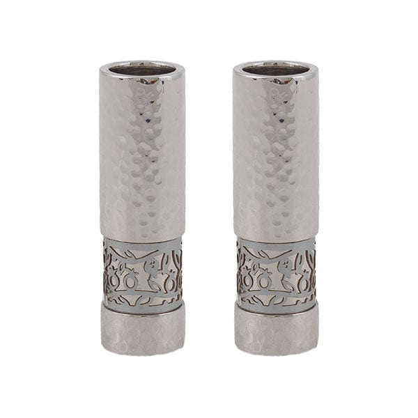 Cylinder Hammered Candlesticks by Yair Emanuel - Pomegranates、mySite、topwebapps