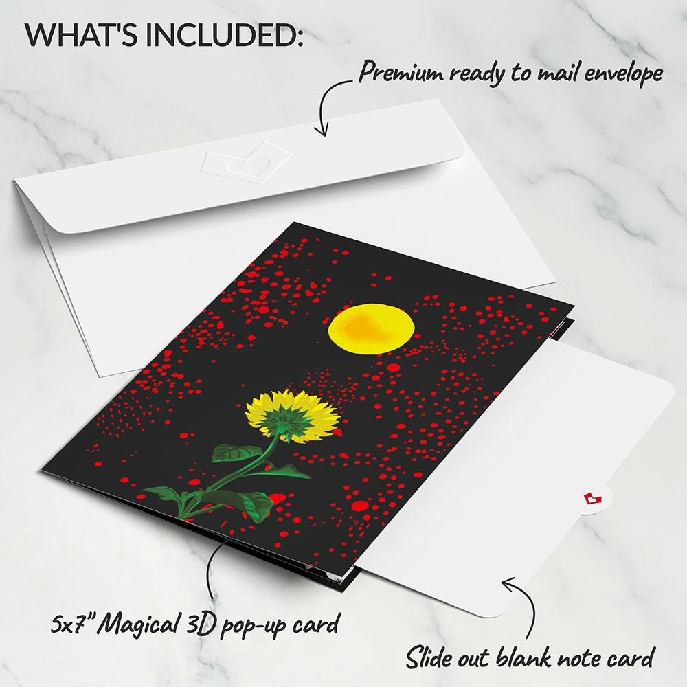 The Gift of Hope Sunflower Pop-Up Card、mySite、solidvoid