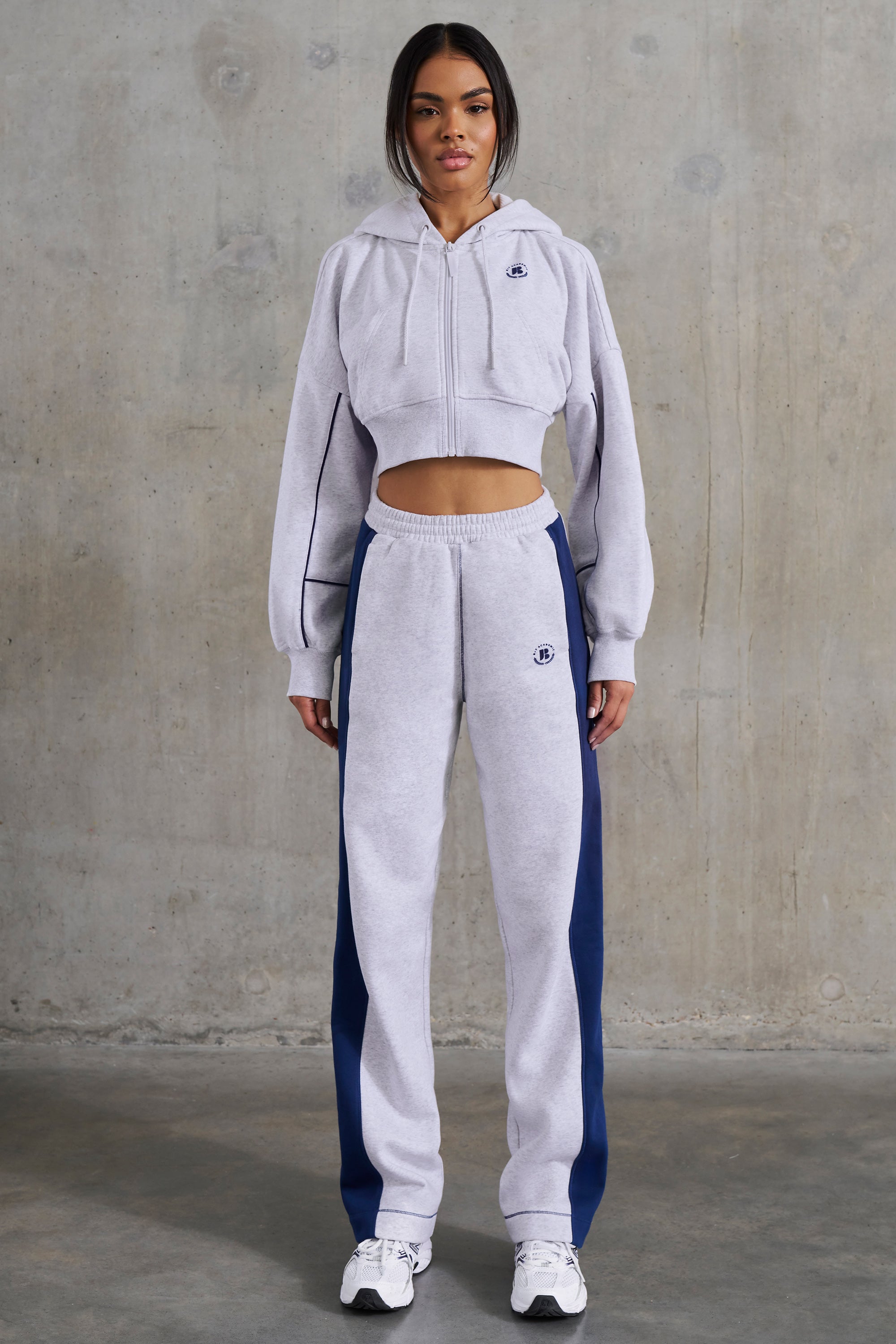 Wide Leg Sweatpants in Heather Grey、mySite、solidvoid