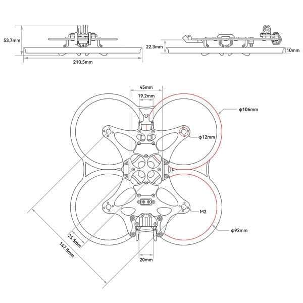  BetaFPV Pavo35 Cinewhoop 3.5 Micro Frame Kit、mySite、merchandisen