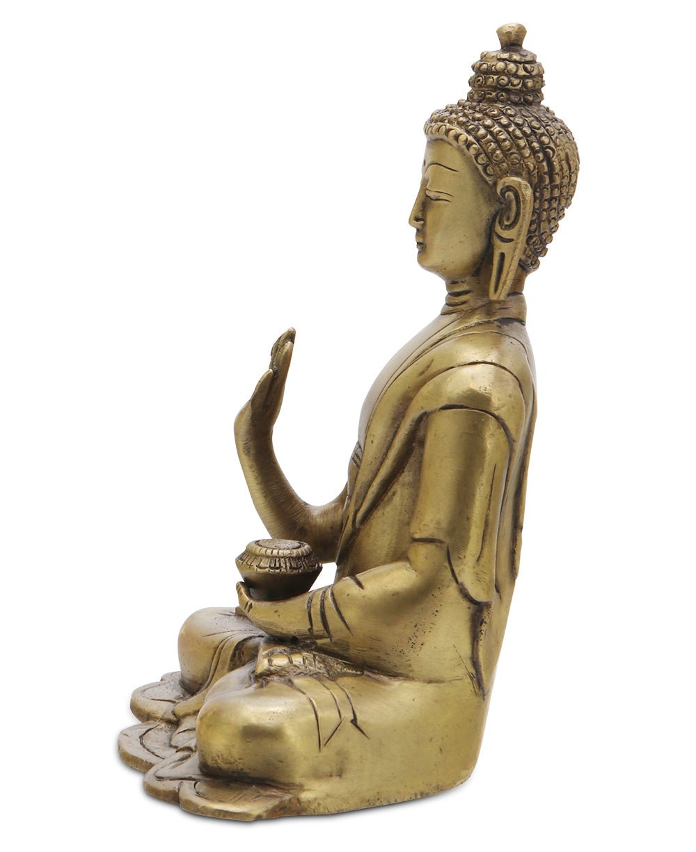 Minimalist Brass Buddha Statue、mySite、topwebapps