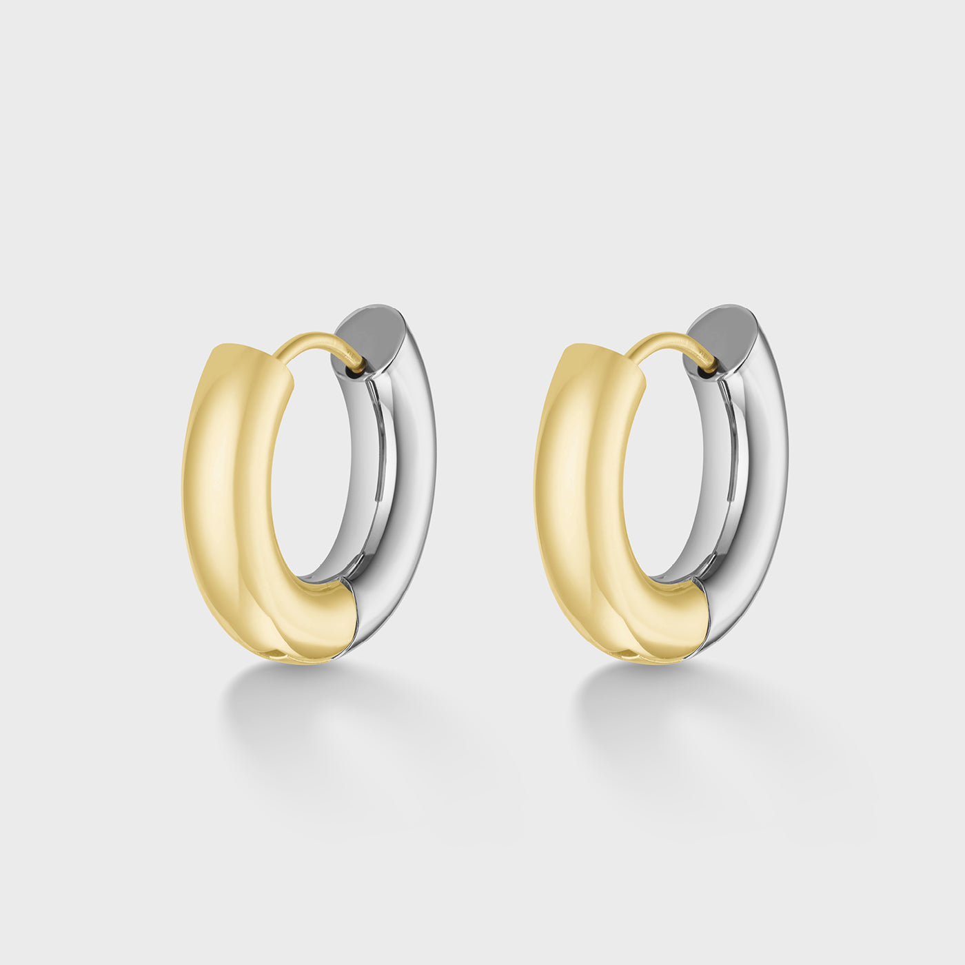Élevé Hoop Earrings, Two-Tone、mySite、botmansion