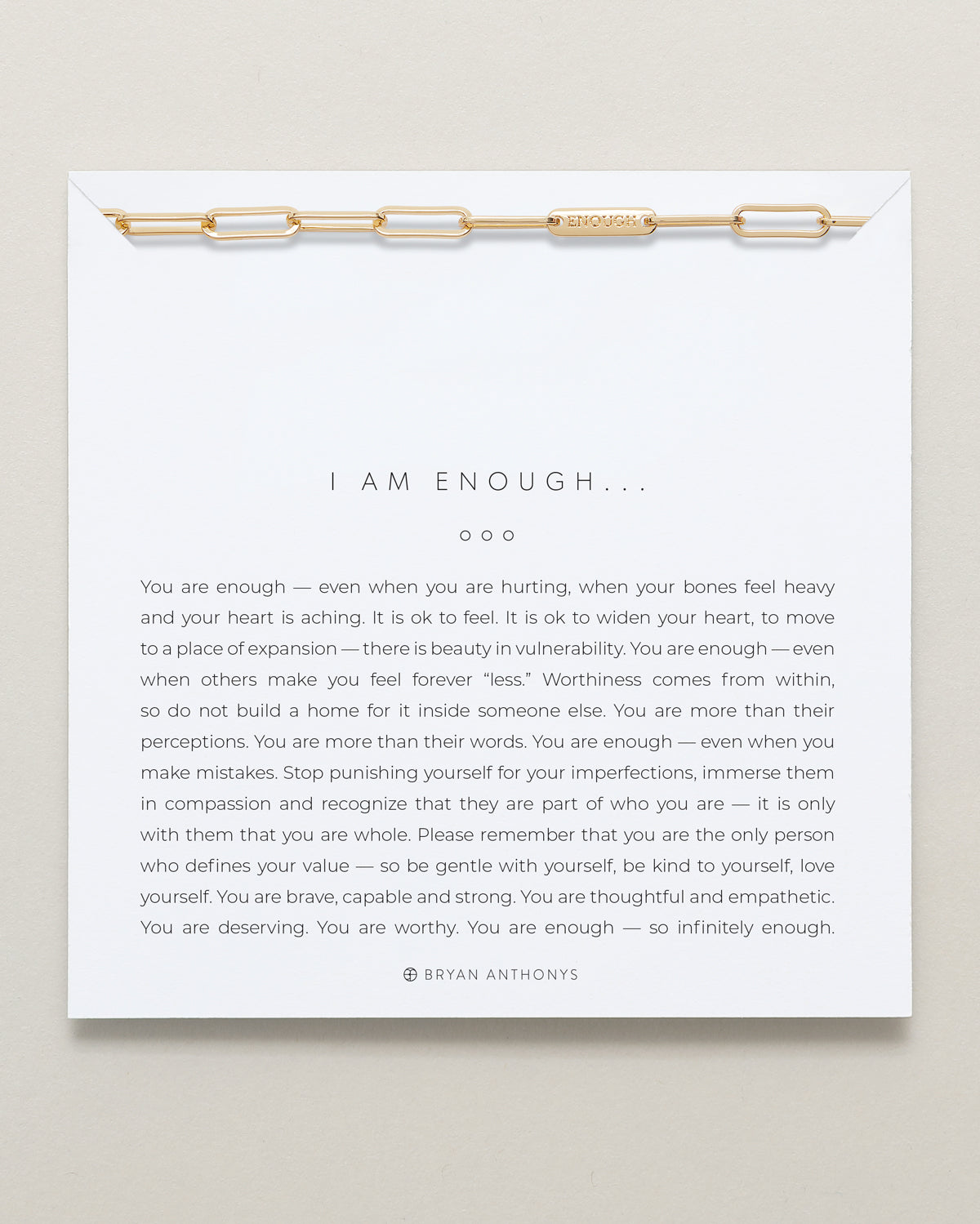 I Am Enough Bracelet、mySite、hinf8tx79