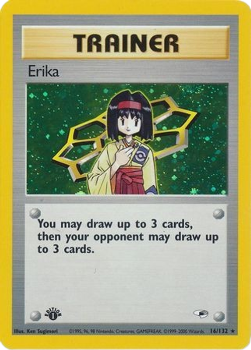 Erika - 16/132 - Holo 1st Edition、mySite、waistdrama