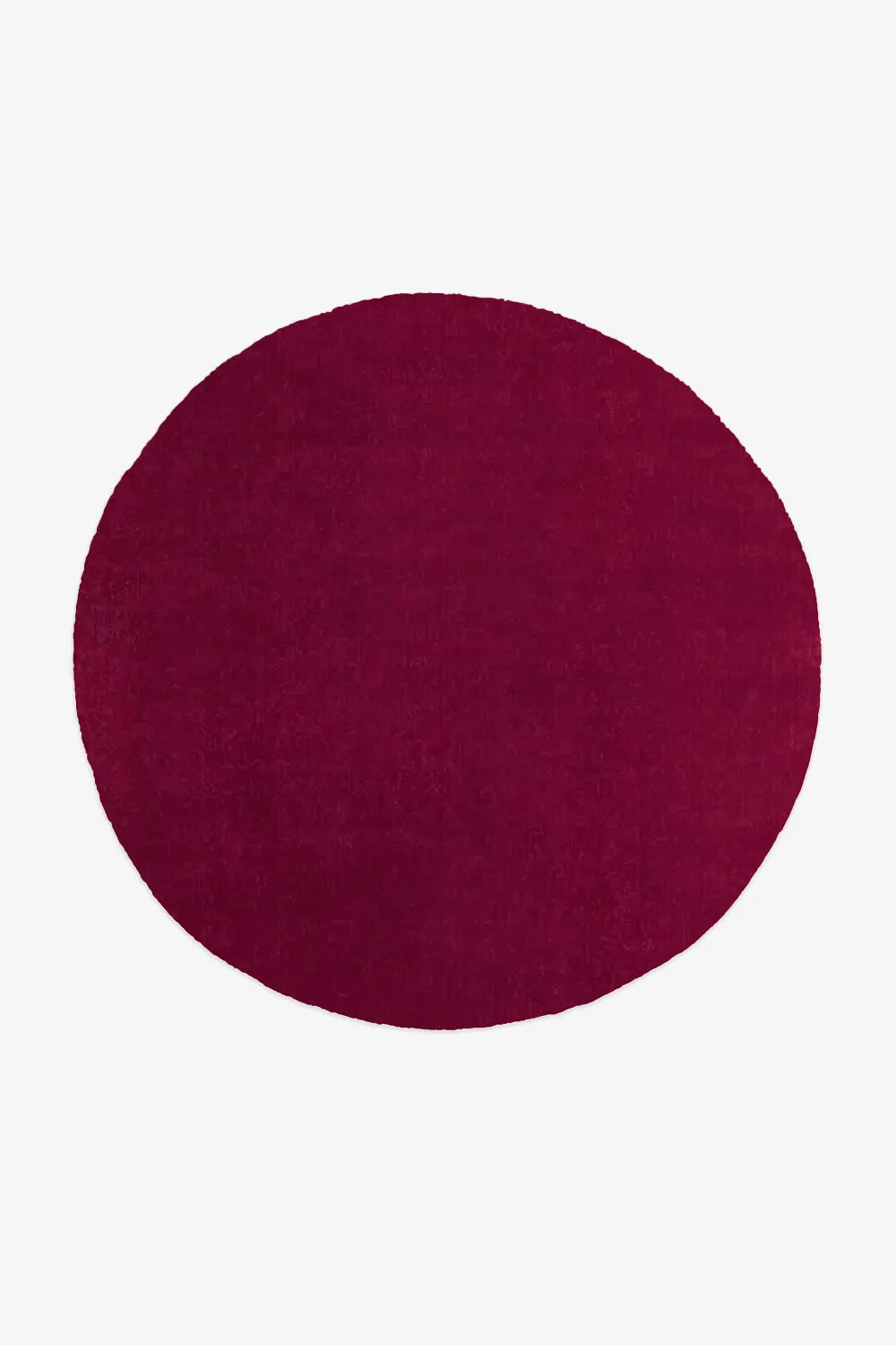 Solid Burgundy Round Hand Tufted Wool Rug、mySite、gigharbornorthrealestate
