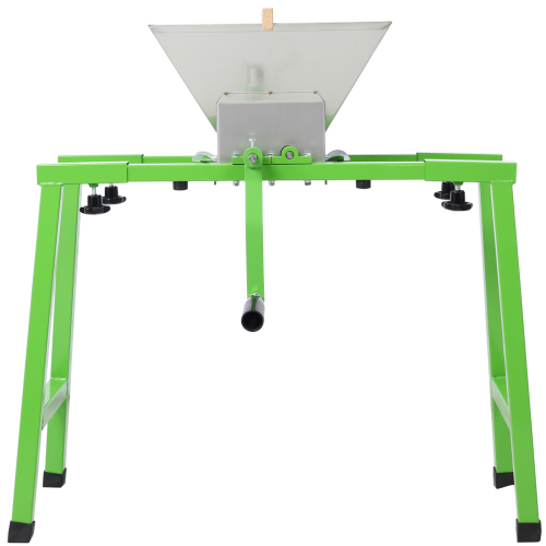 7L Manual Juicer Grinder With stand,Portable Fruit crusher with wheel Stainless Steel fruit Scratter Pulper for Wine and Cider Pressing、、eastwooduniform