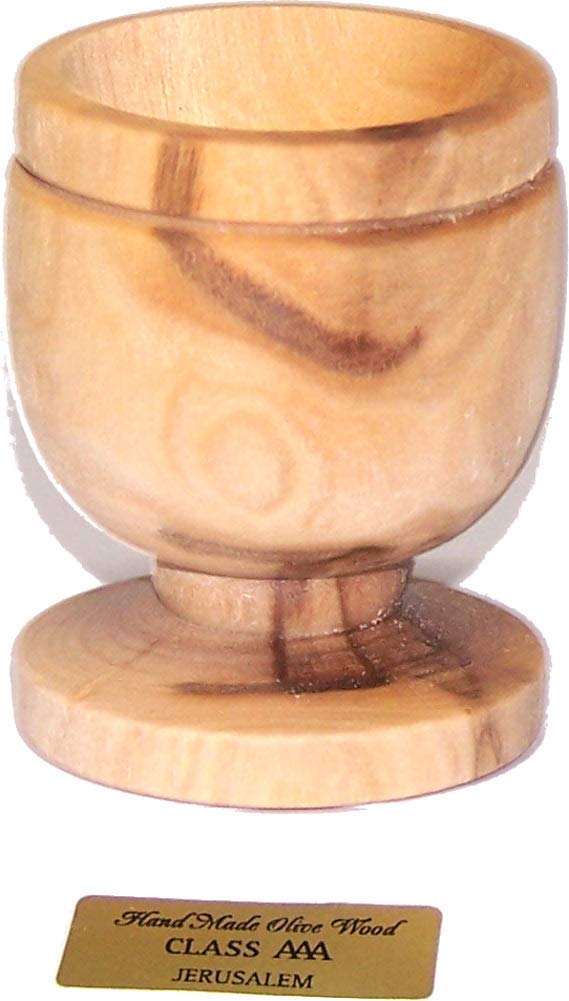  Holy Land Market Olive Wood Small Chalice or Goblet/Wine or Communion Church Cup、mySite、elrpsem3k