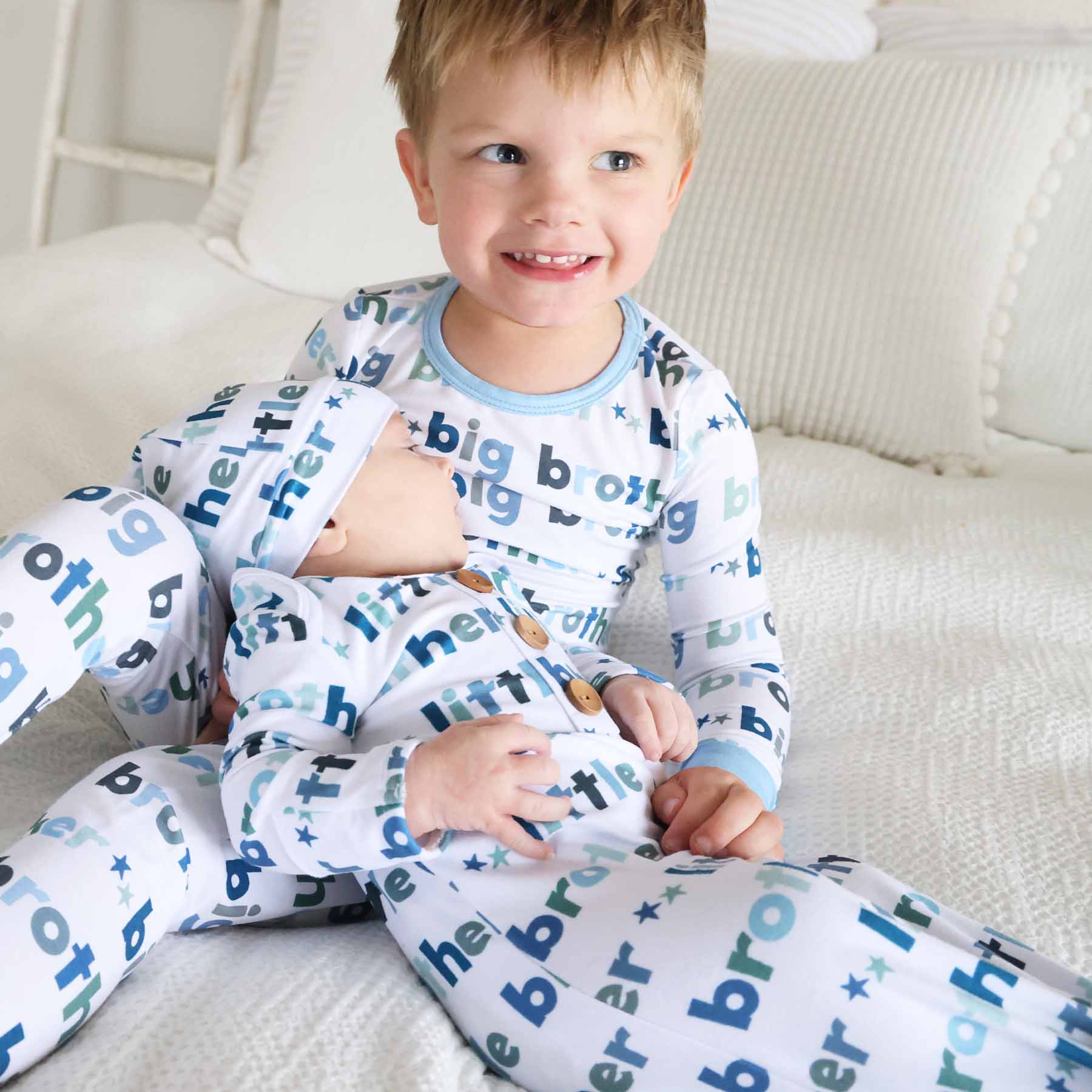  Little Brother Newborn Baby Knot Gown & Hat Set、mySite、layawaytickets