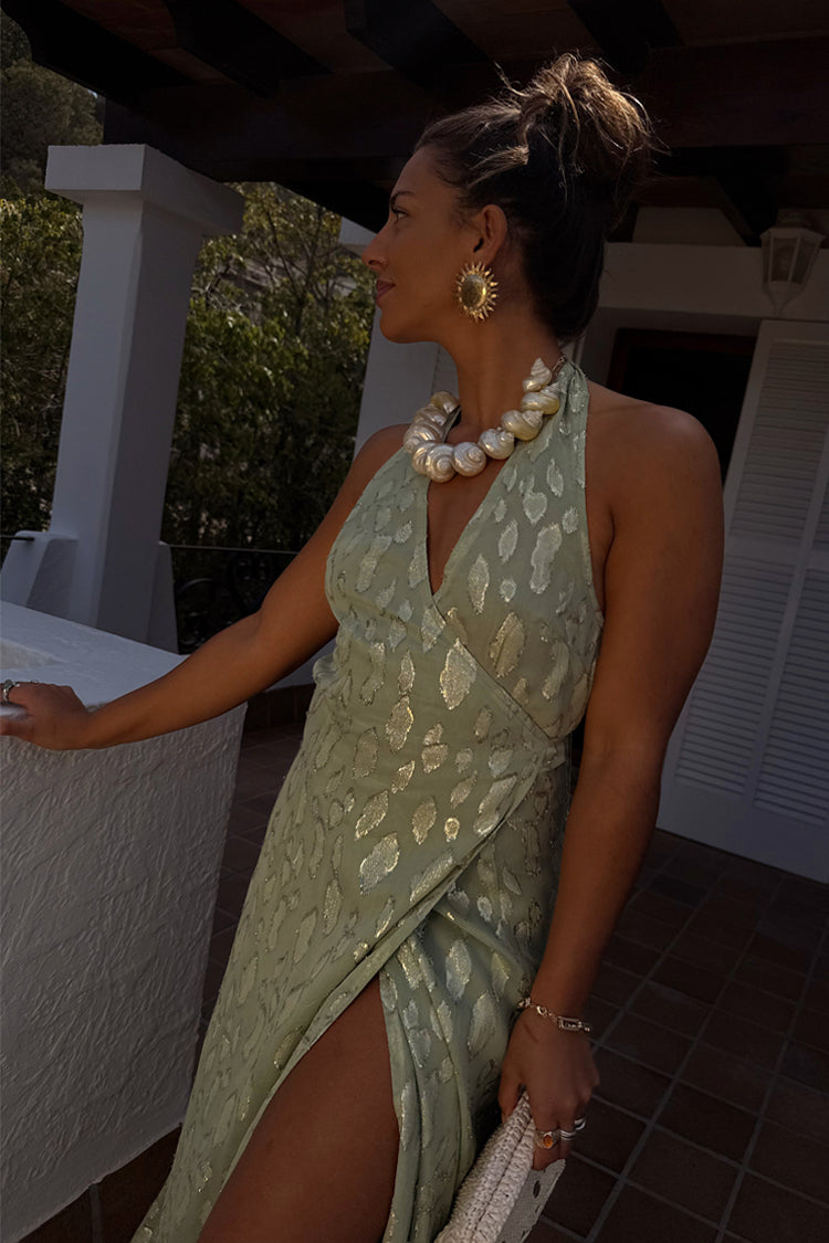 Sage Freya Jacquard Maxi Dress Petite、mySite、solidvoid