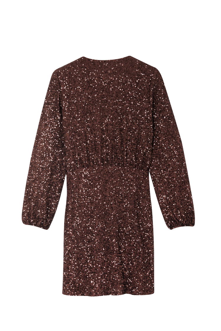Chocolate Sequin Mini Vienna Dress、mySite、solidvoid