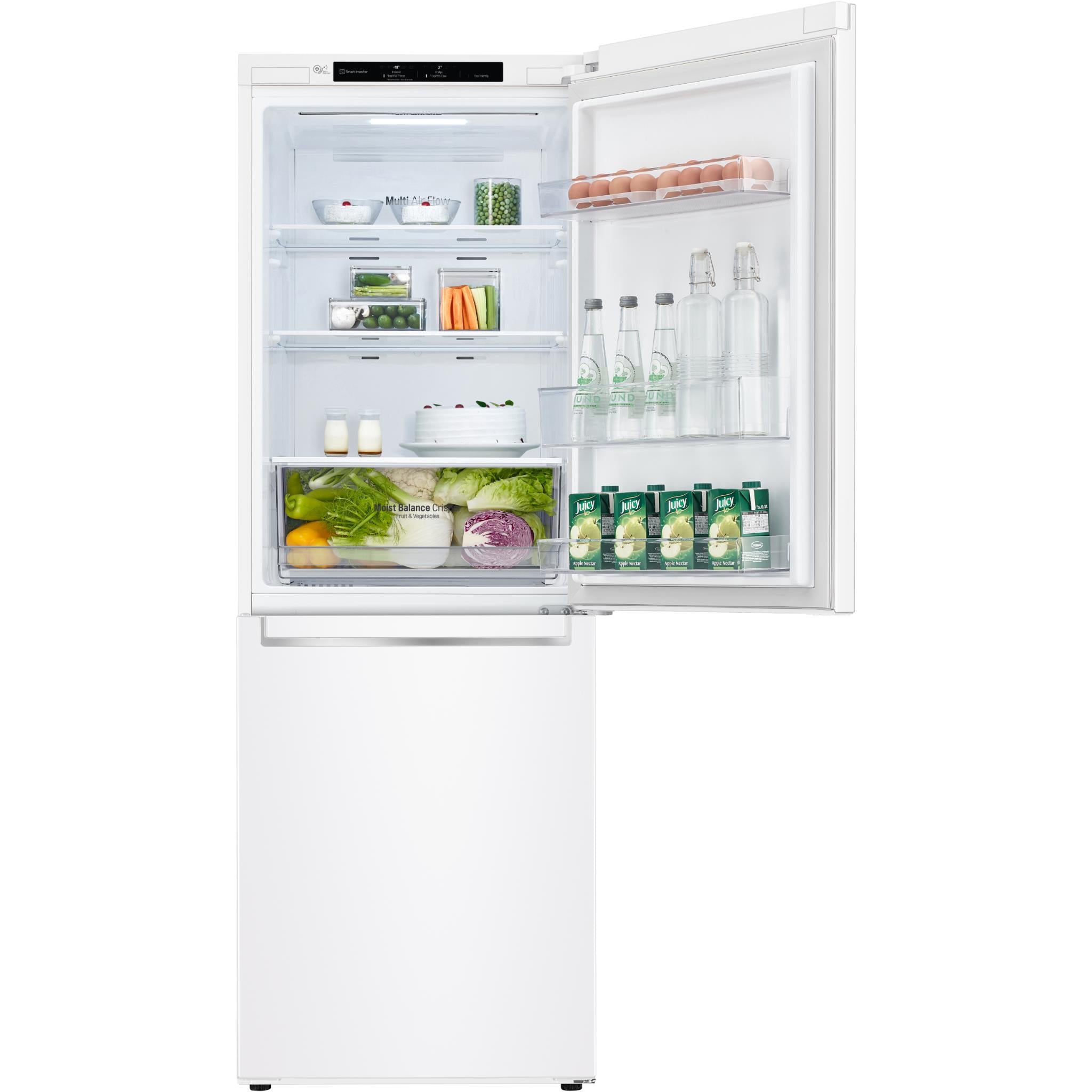 LG GB-335WL 306L Bottom Mount Fridge (White)、mySite、camillekostekn
