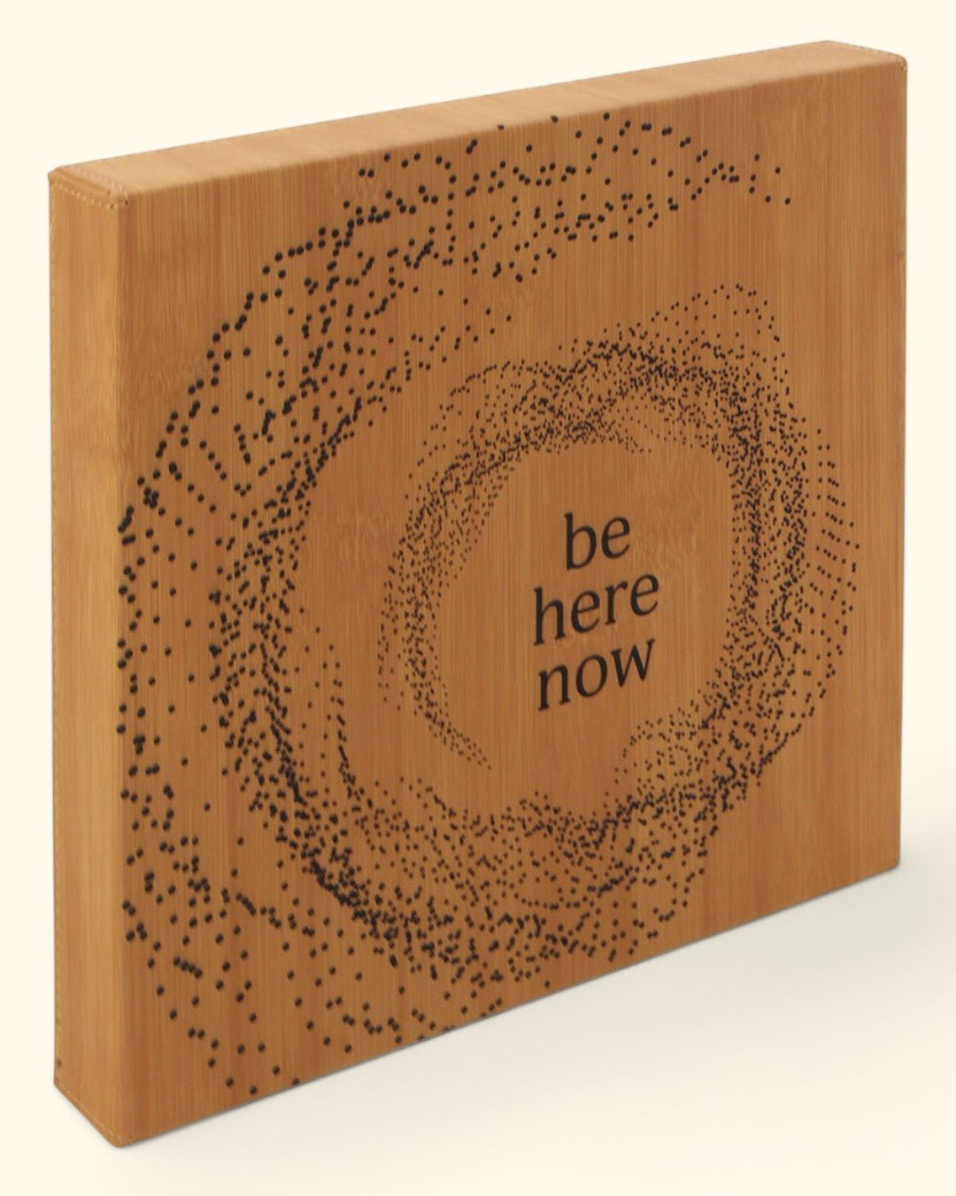 Artistic Dot Pattern Be Here Now Mindful Wall Hanging、mySite、topwebapps